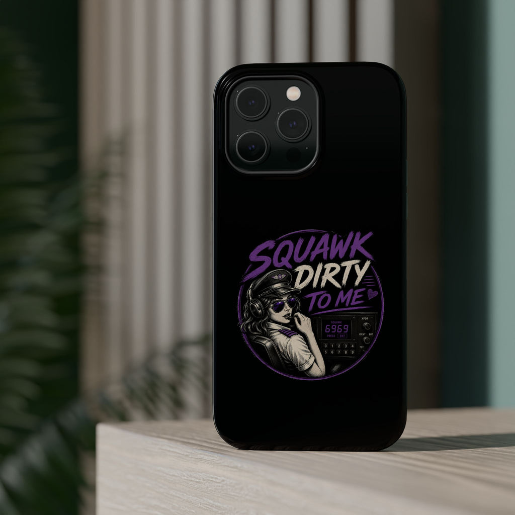 Magnetic Phone Case — “Squawk Dirty to Me”