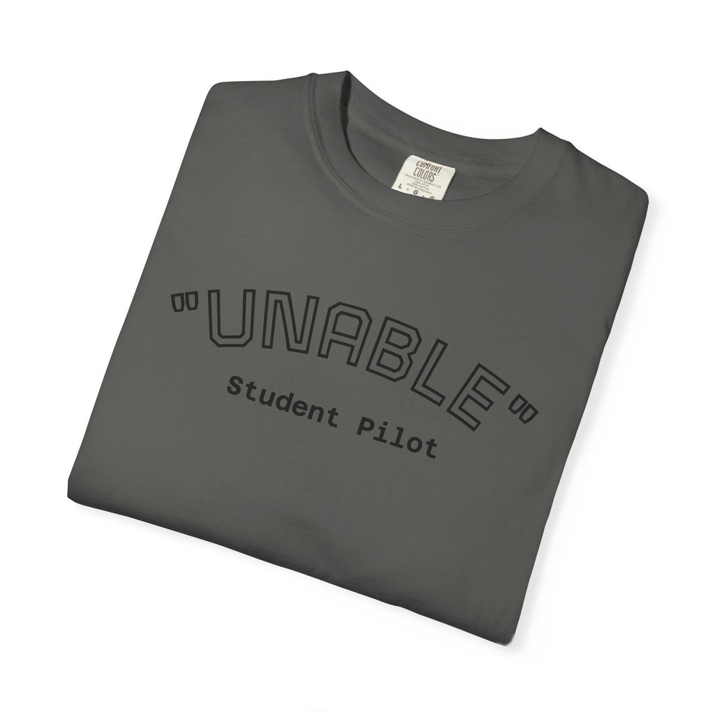Student Pilot "UNABLE" T-Shirt