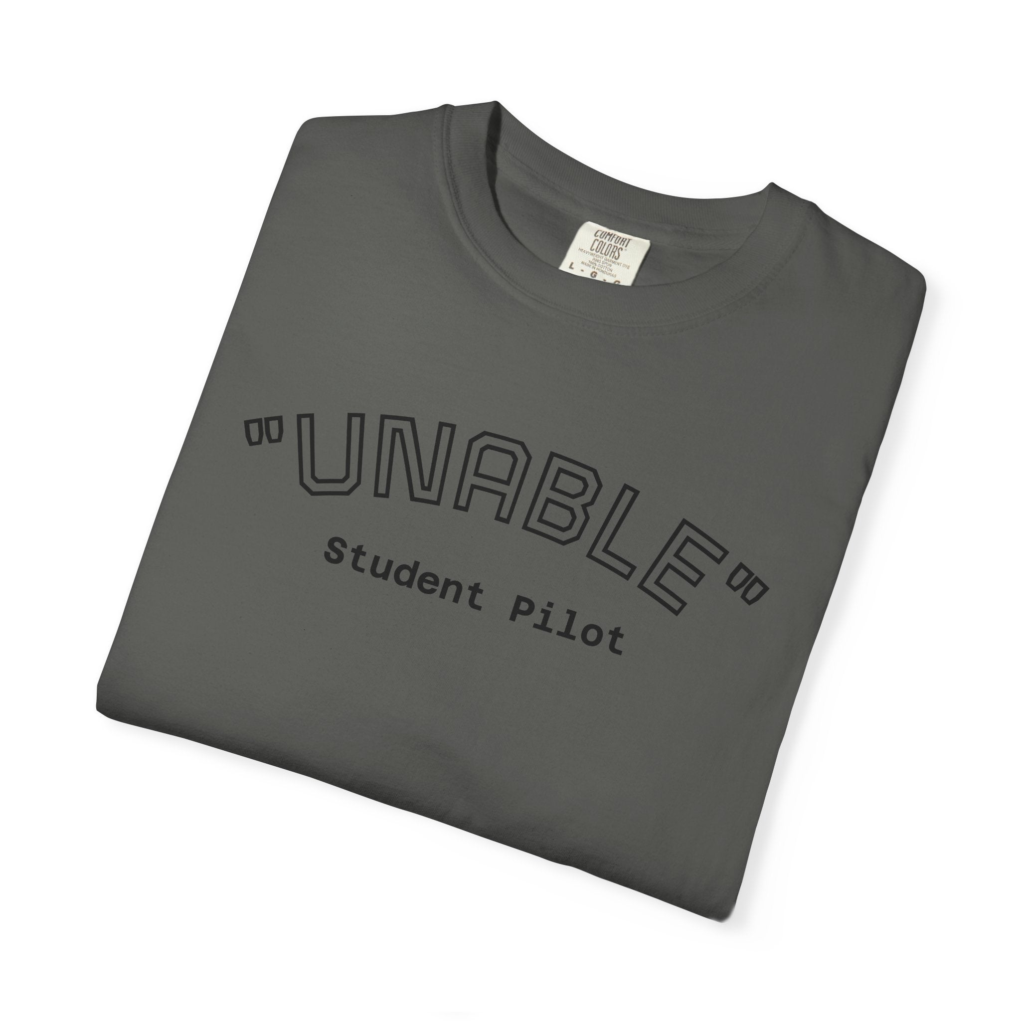 Student Pilot "UNABLE" T-Shirt