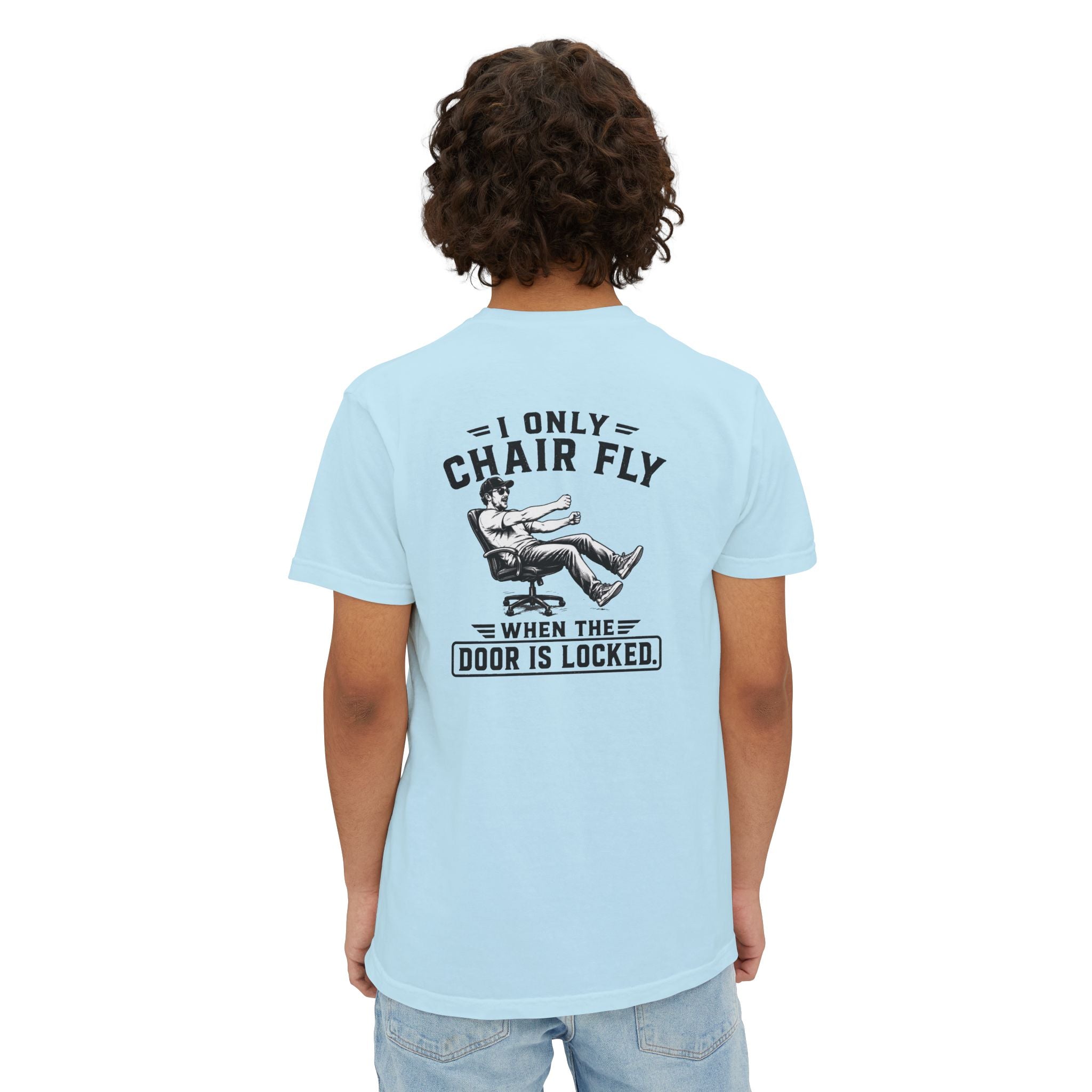 Chair Flying Pocket T‑Shirt
