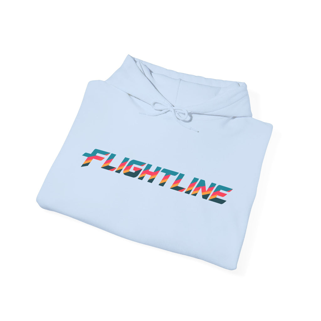 FlightLine Hoodie — Collect Hours Retro Plane Graphic Pullover