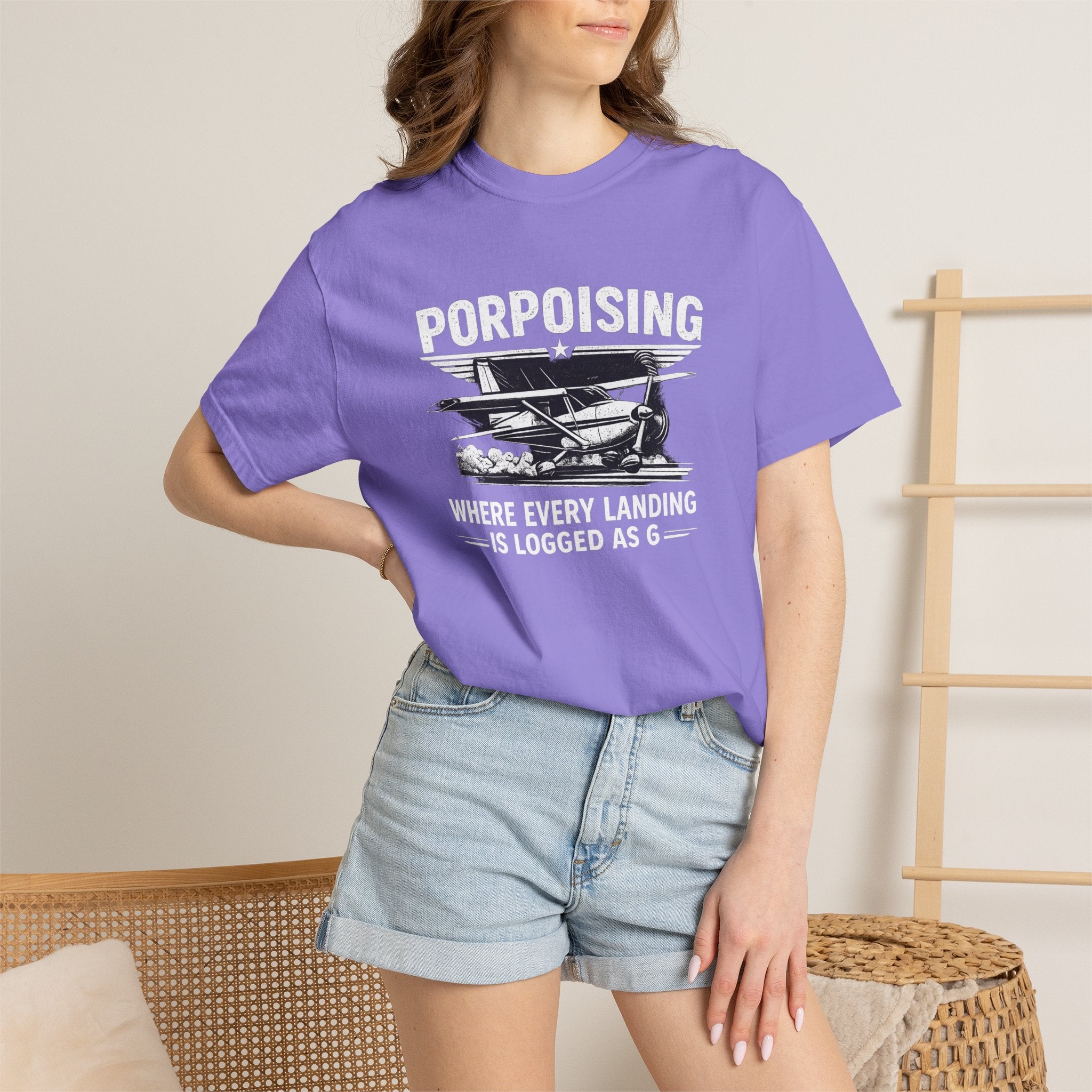 Porpoising Aviator T-Shirt