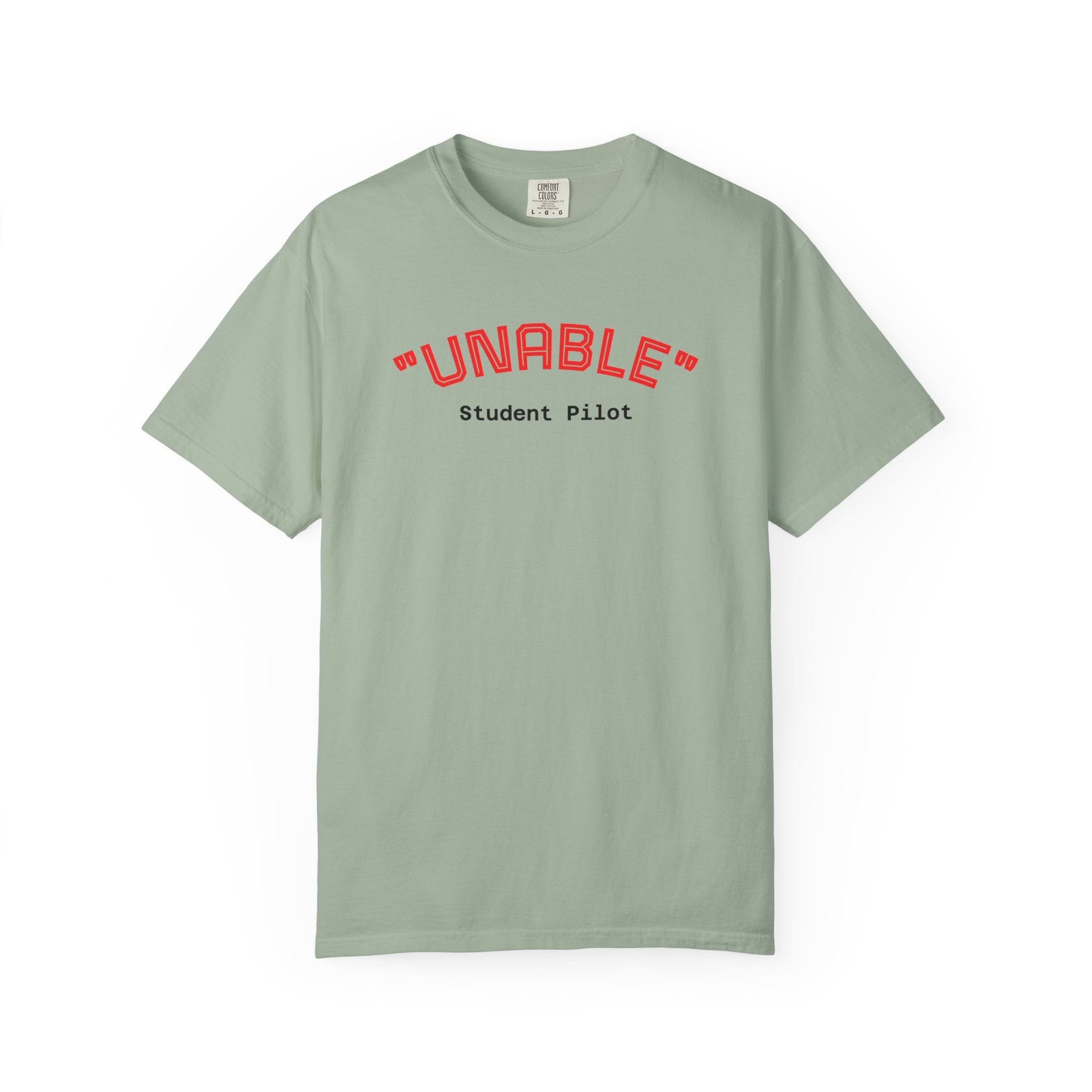 Student Pilot "UNABLE" T-Shirt