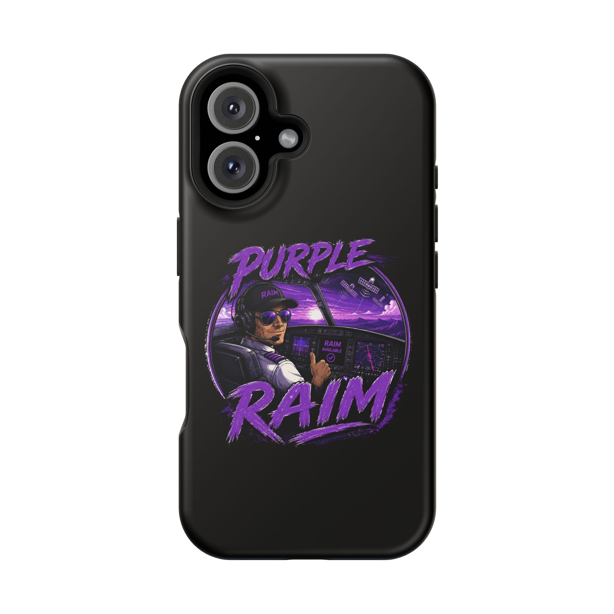 Purple RAIM Magnetic Impact Phone Case