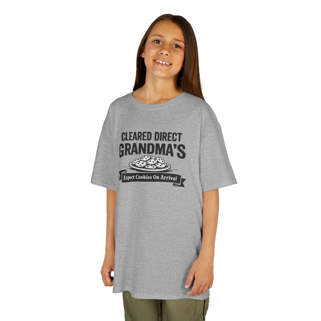 Kids T-Shirt — "Cleared Direct Grandma's"