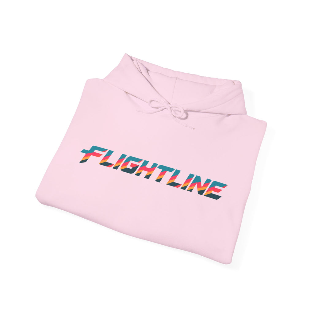 FlightLine Hoodie — Collect Hours Retro Plane Graphic Pullover
