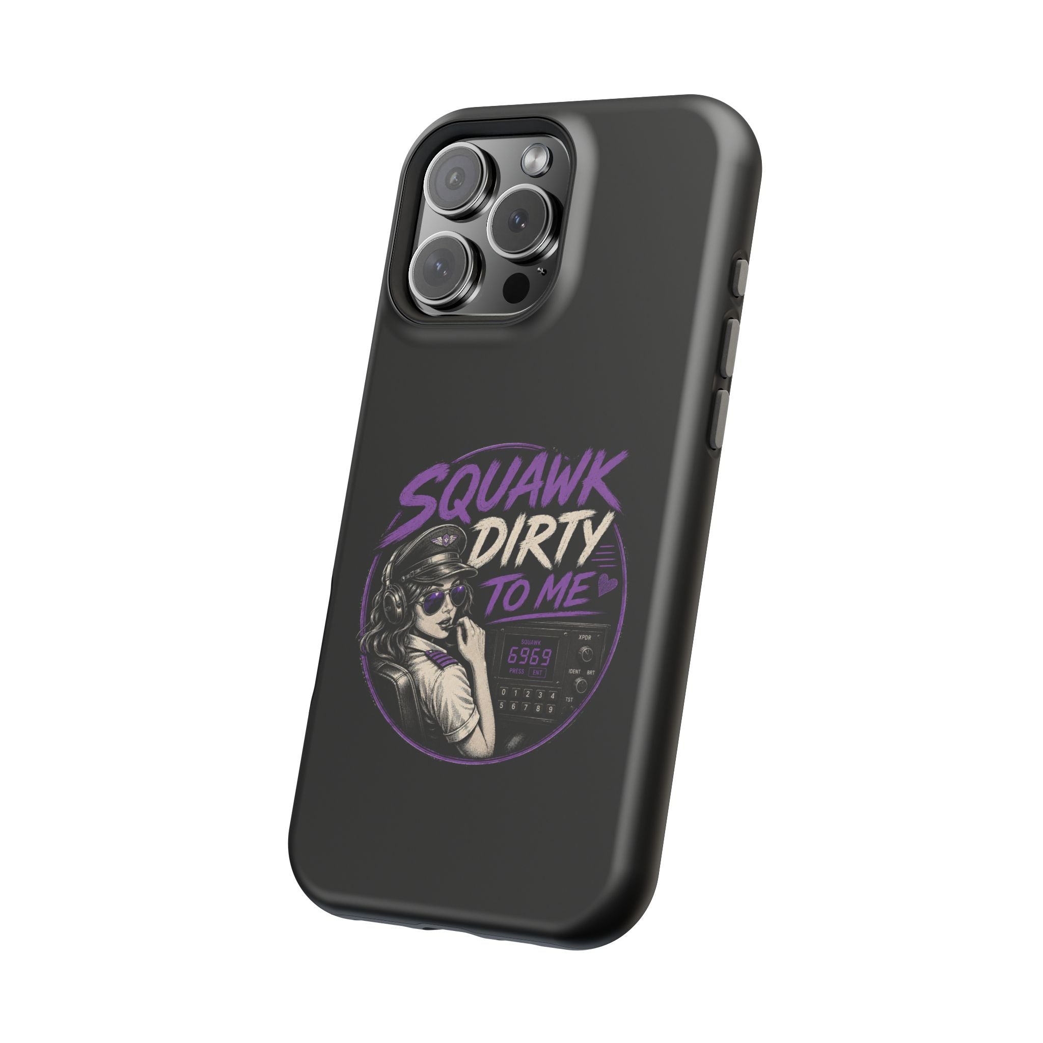 Magnetic Phone Case — “Squawk Dirty to Me”