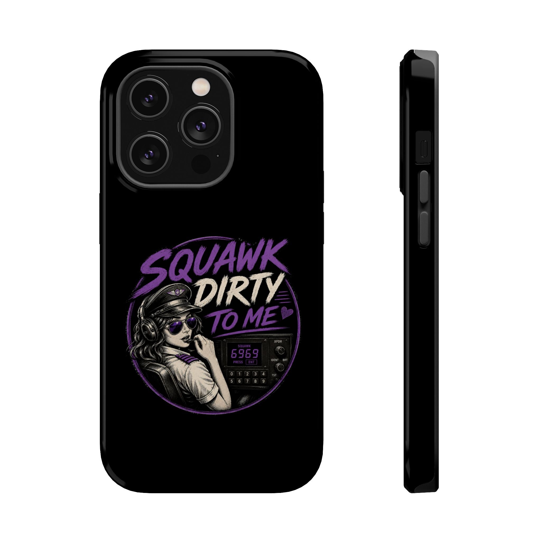Magnetic Phone Case — “Squawk Dirty to Me”