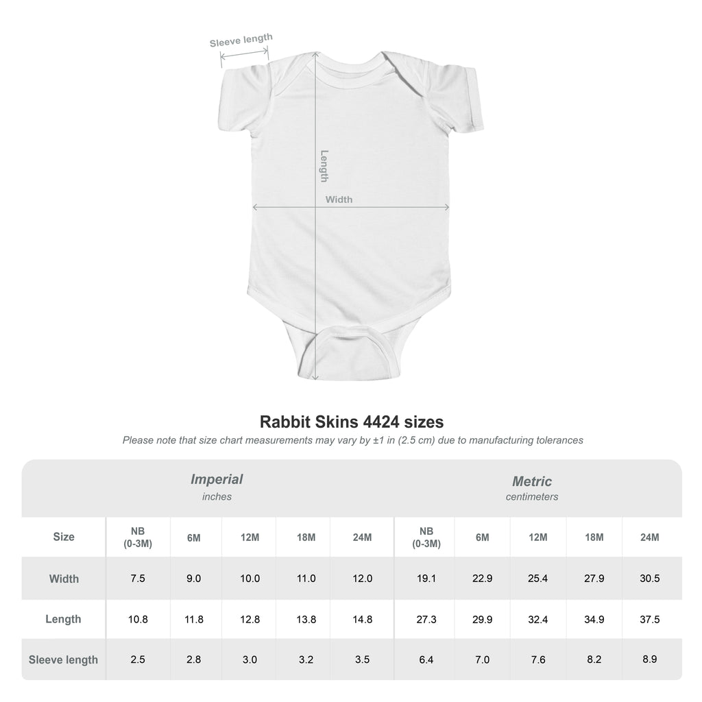 Infant One-Piece Bodysuit —  Mountain Airplane Design (custom name)