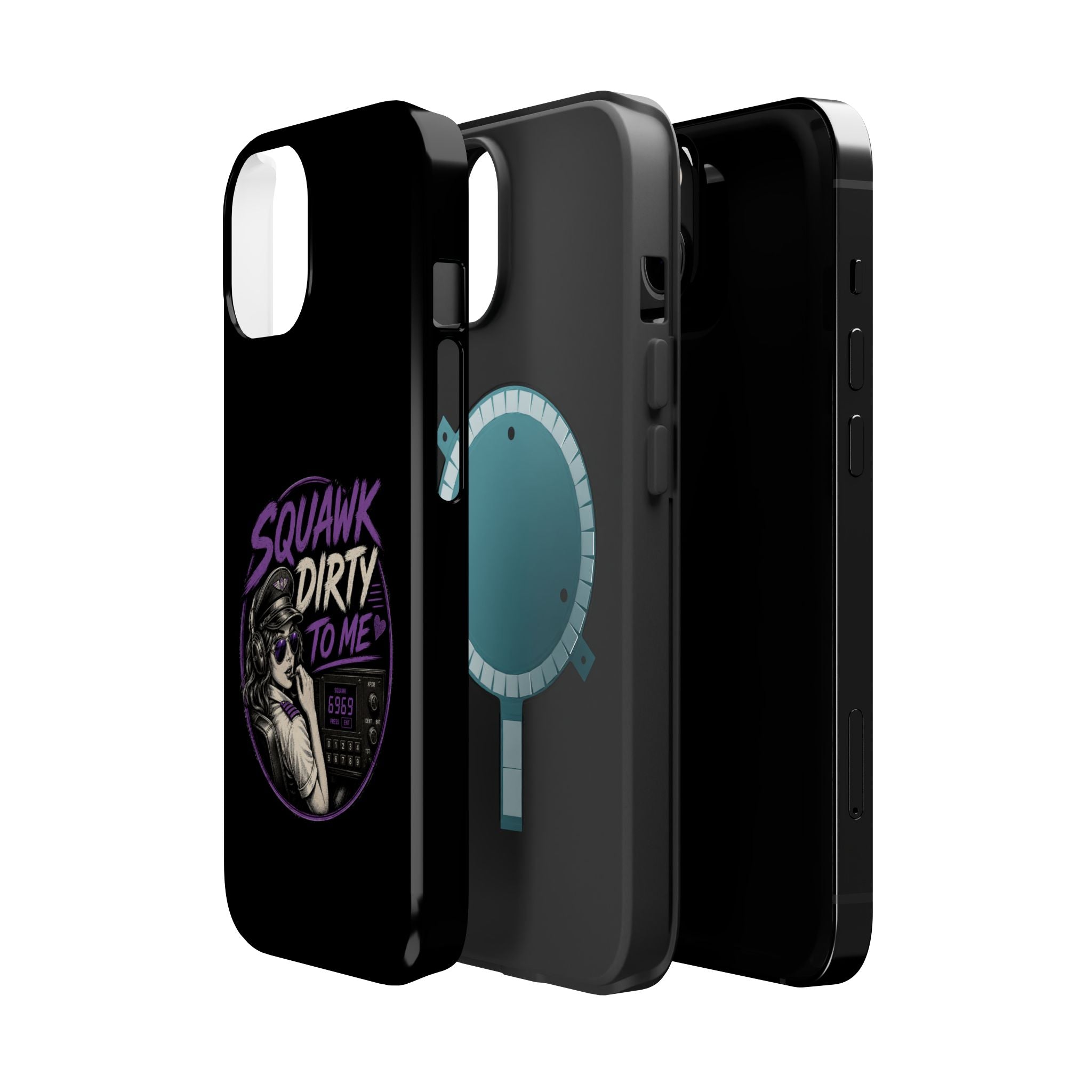 Magnetic Phone Case — “Squawk Dirty to Me”
