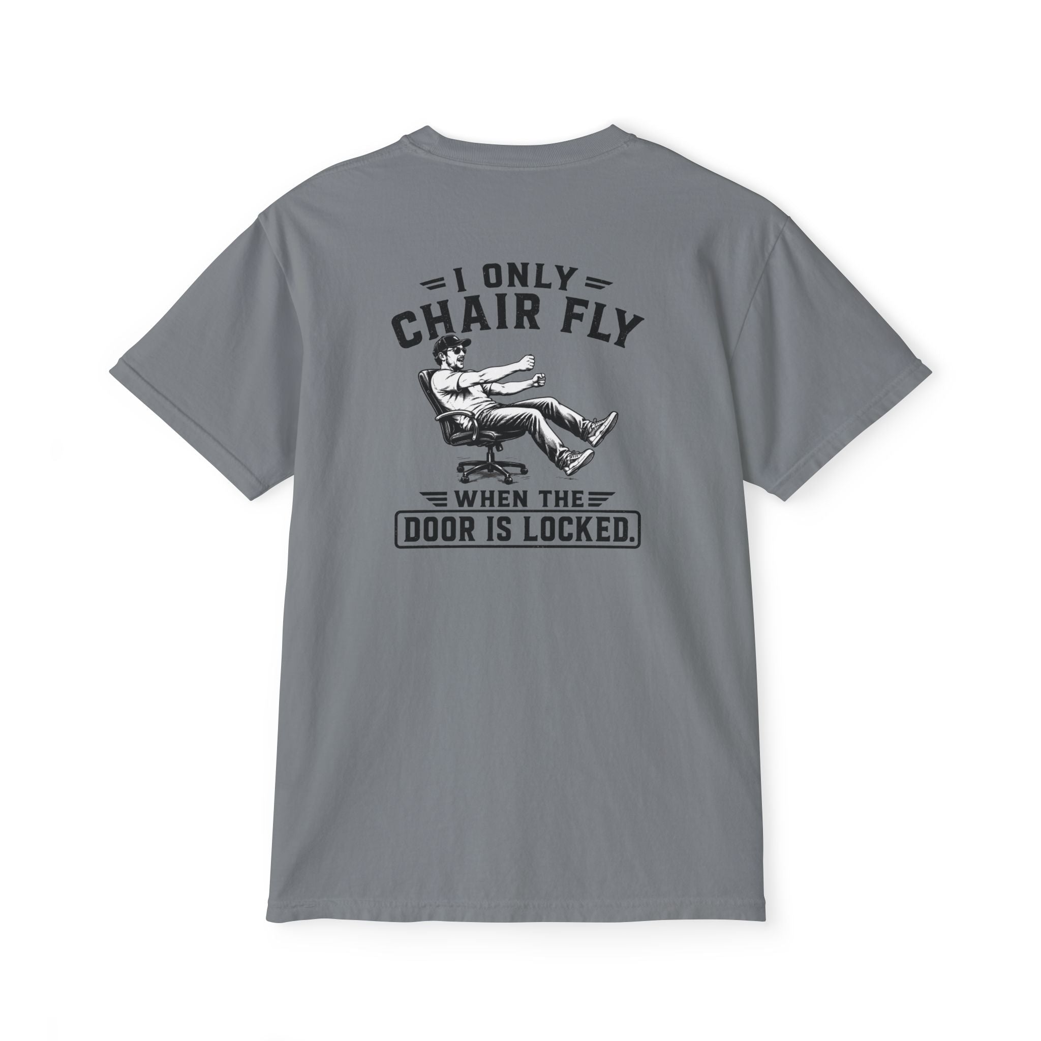 Chair Flying Pocket T‑Shirt