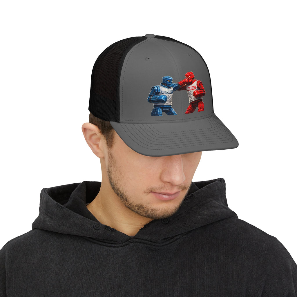 Proficiency VS Currency Snapback Trucker Hat