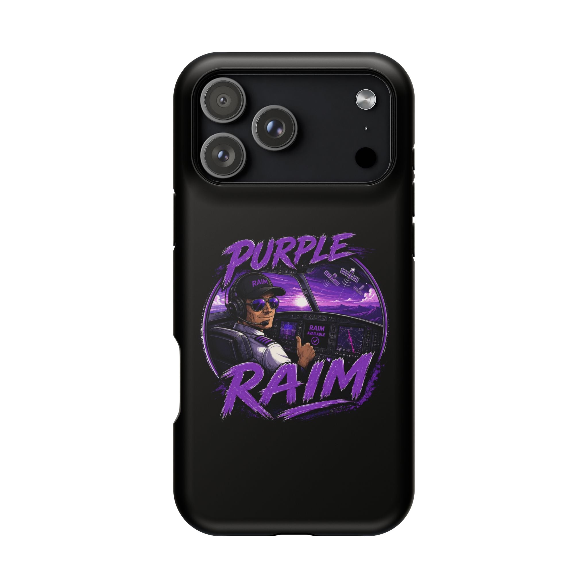 Purple RAIM Magnetic Impact Phone Case