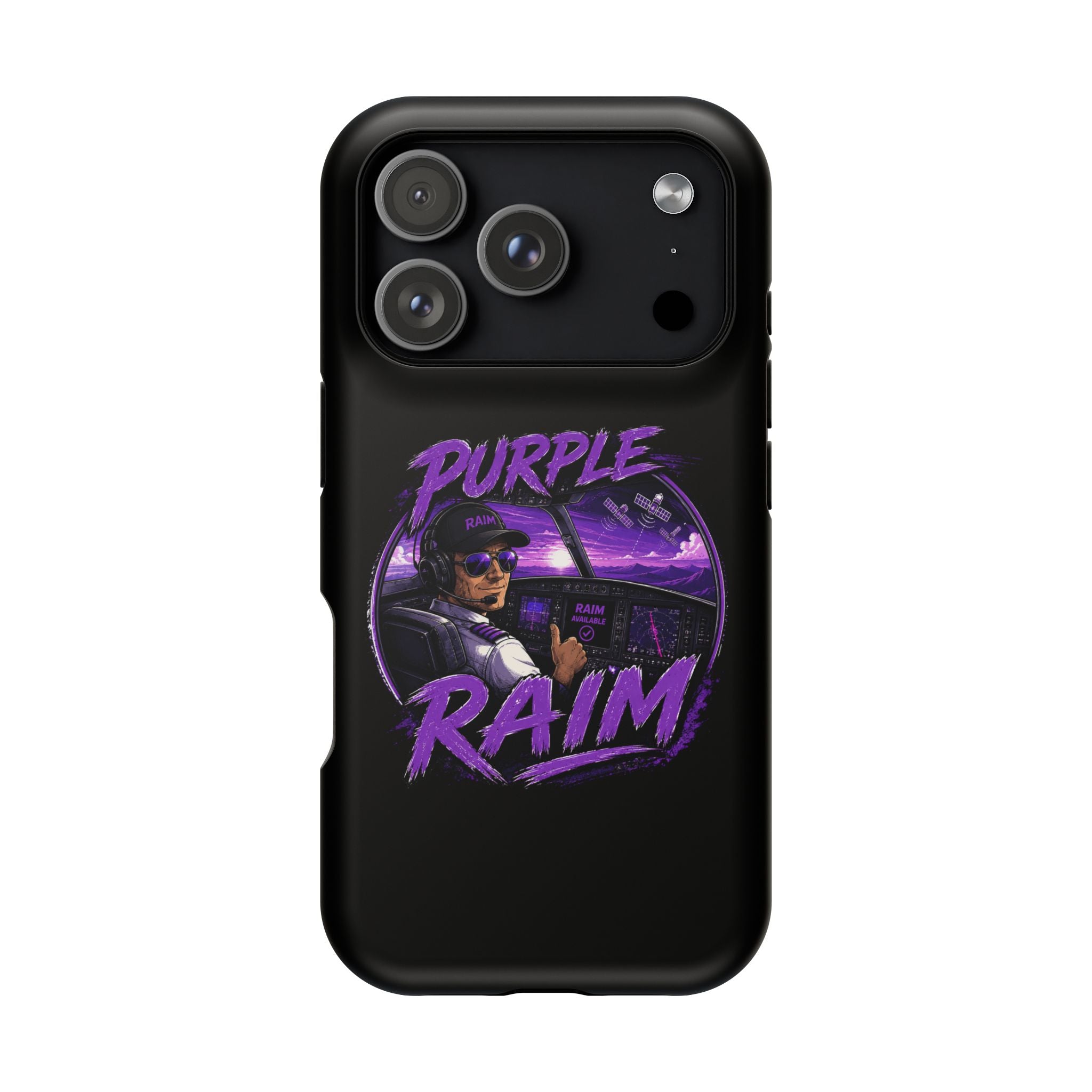 Purple RAIM Magnetic Impact Phone Case