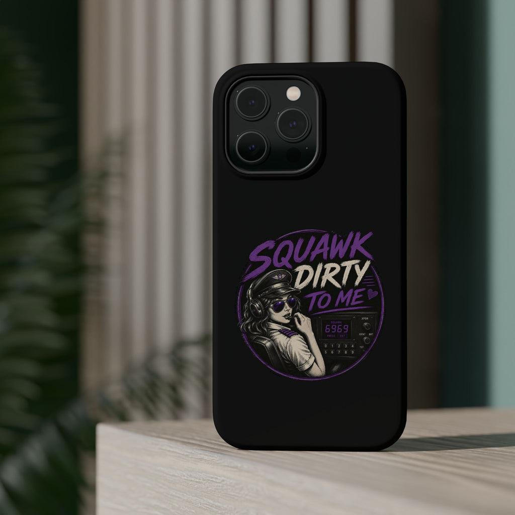 Magnetic Phone Case — “Squawk Dirty to Me”
