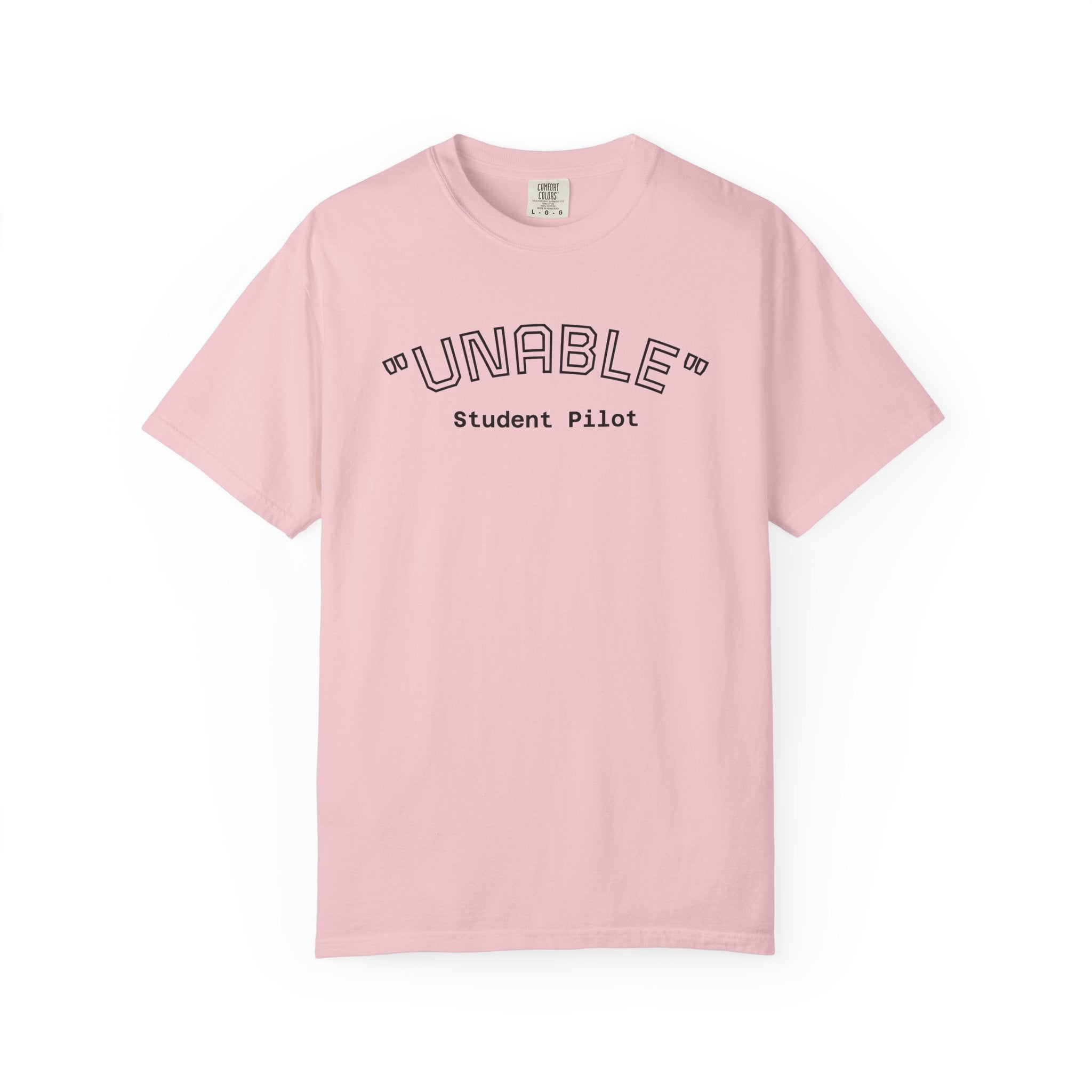 Student Pilot "UNABLE" T-Shirt