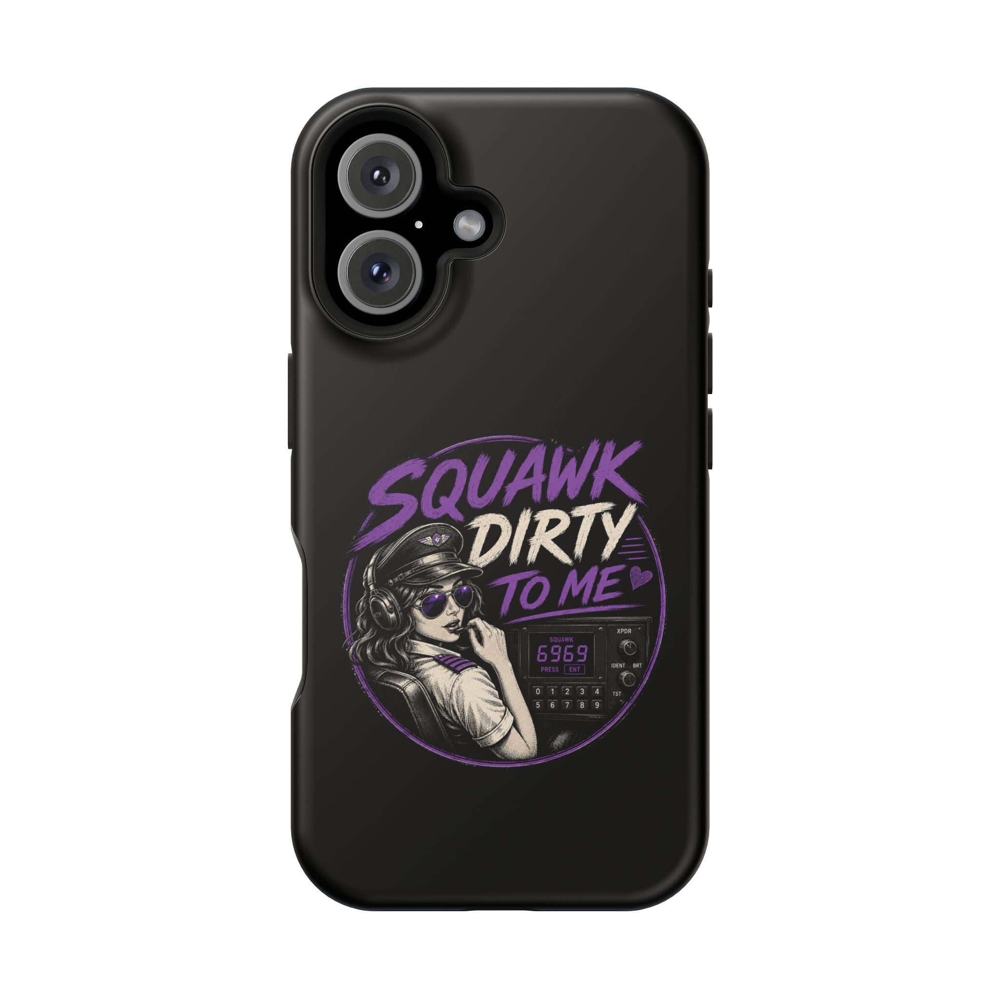 Magnetic Phone Case — “Squawk Dirty to Me”
