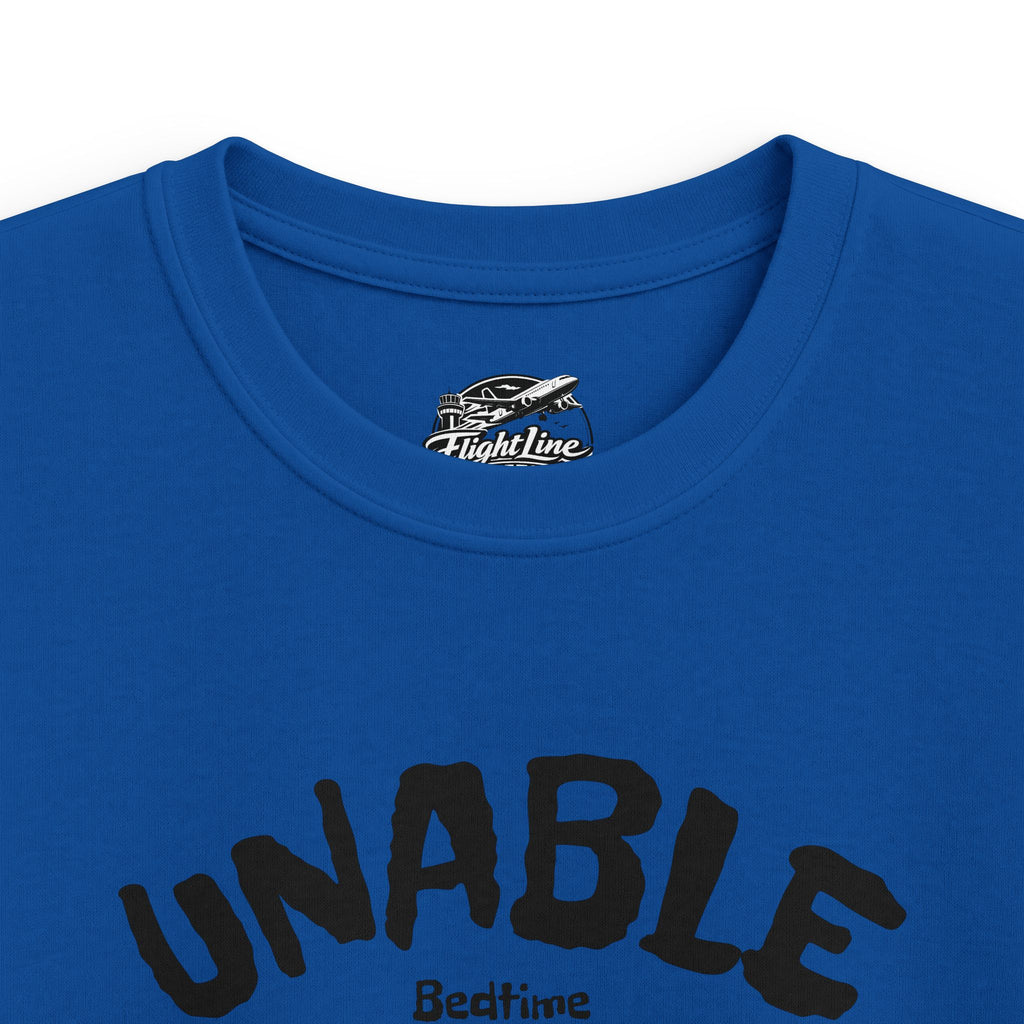 Kids T‑Shirt "Unable (Bedtime)"