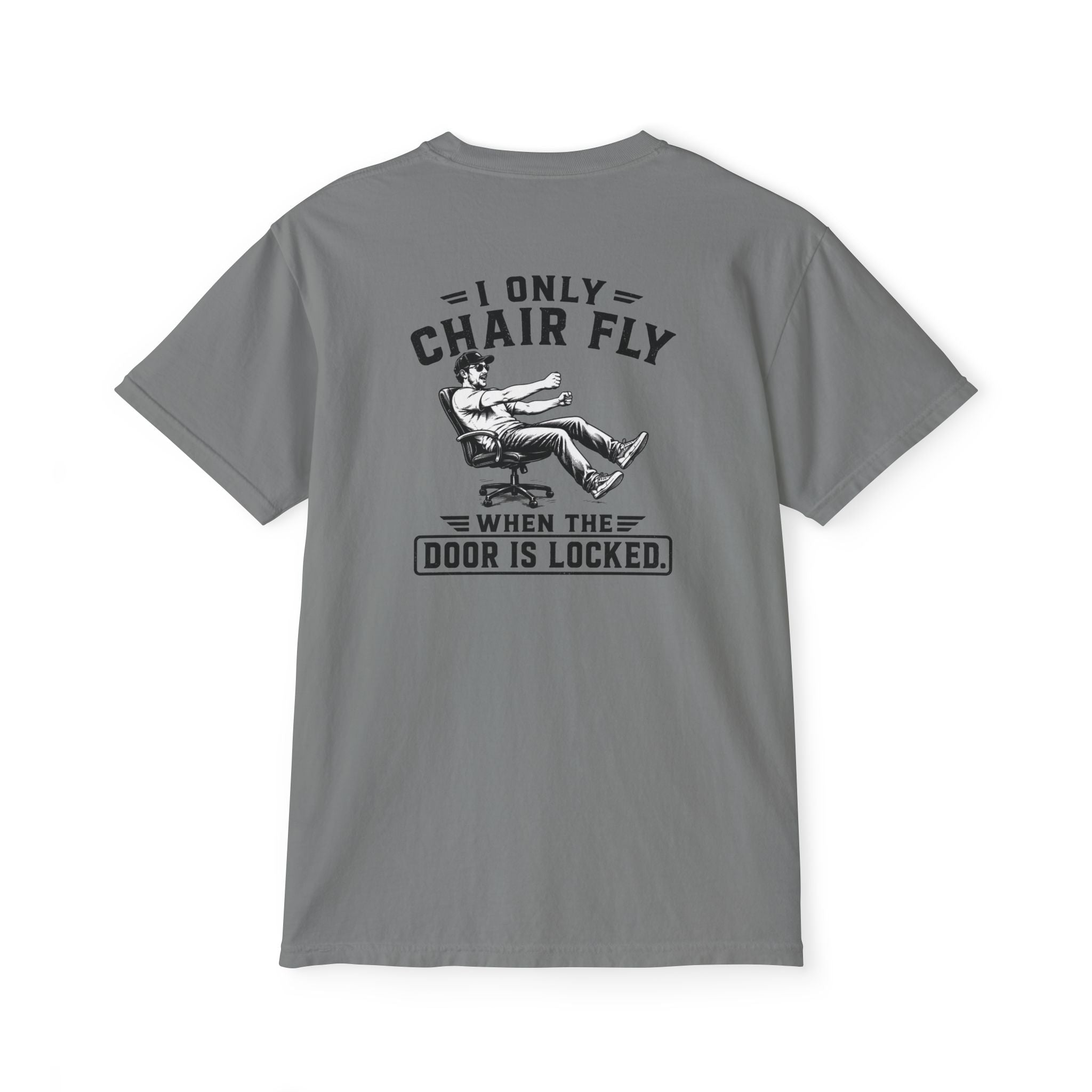 Chair Flying Pocket T‑Shirt