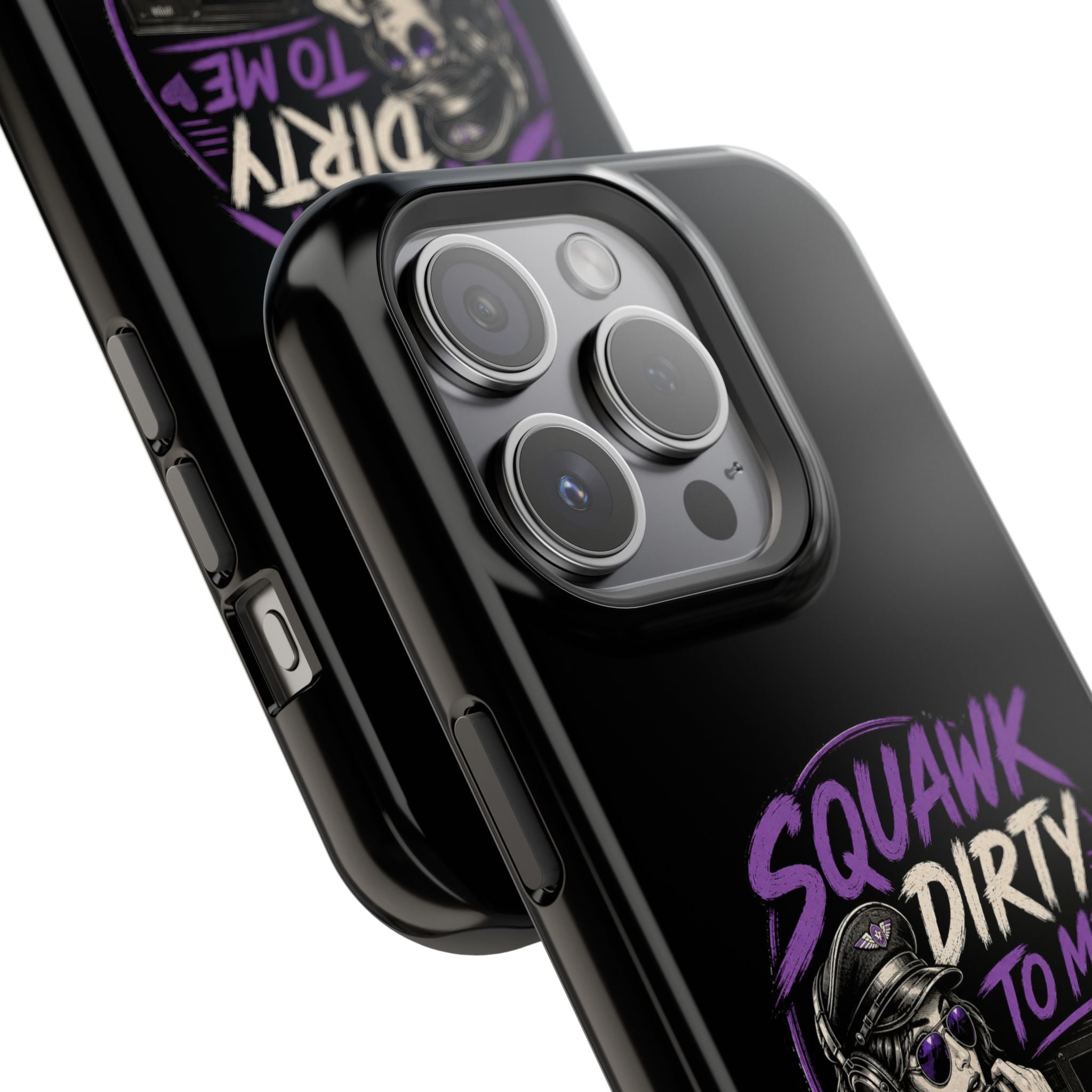 Magnetic Phone Case — “Squawk Dirty to Me”