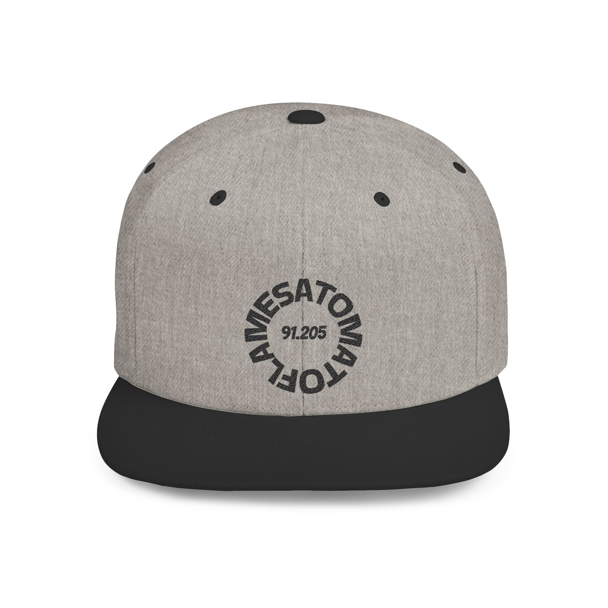 91.205 Snapback Flat Bill Hat