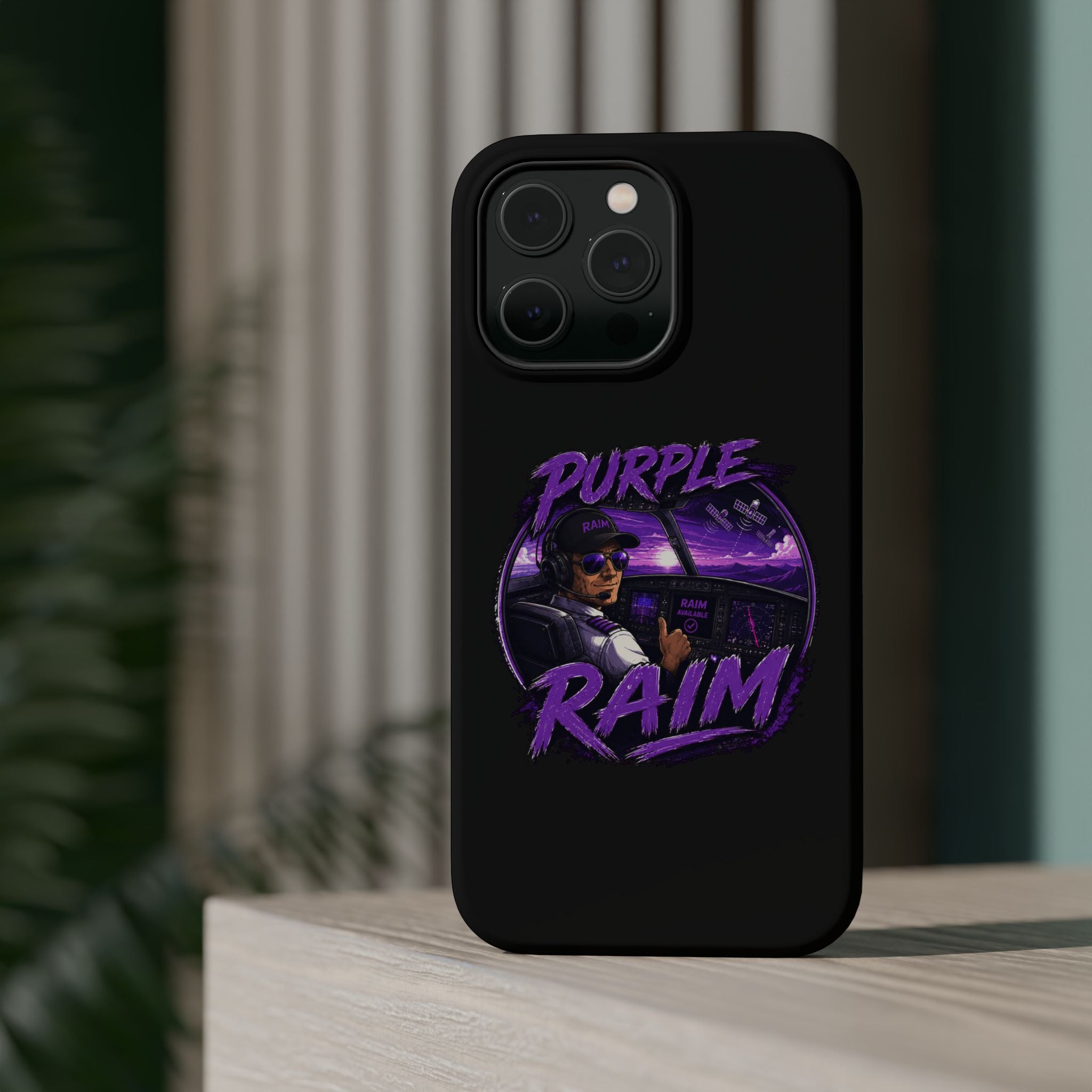 Purple RAIM Magnetic Impact Phone Case