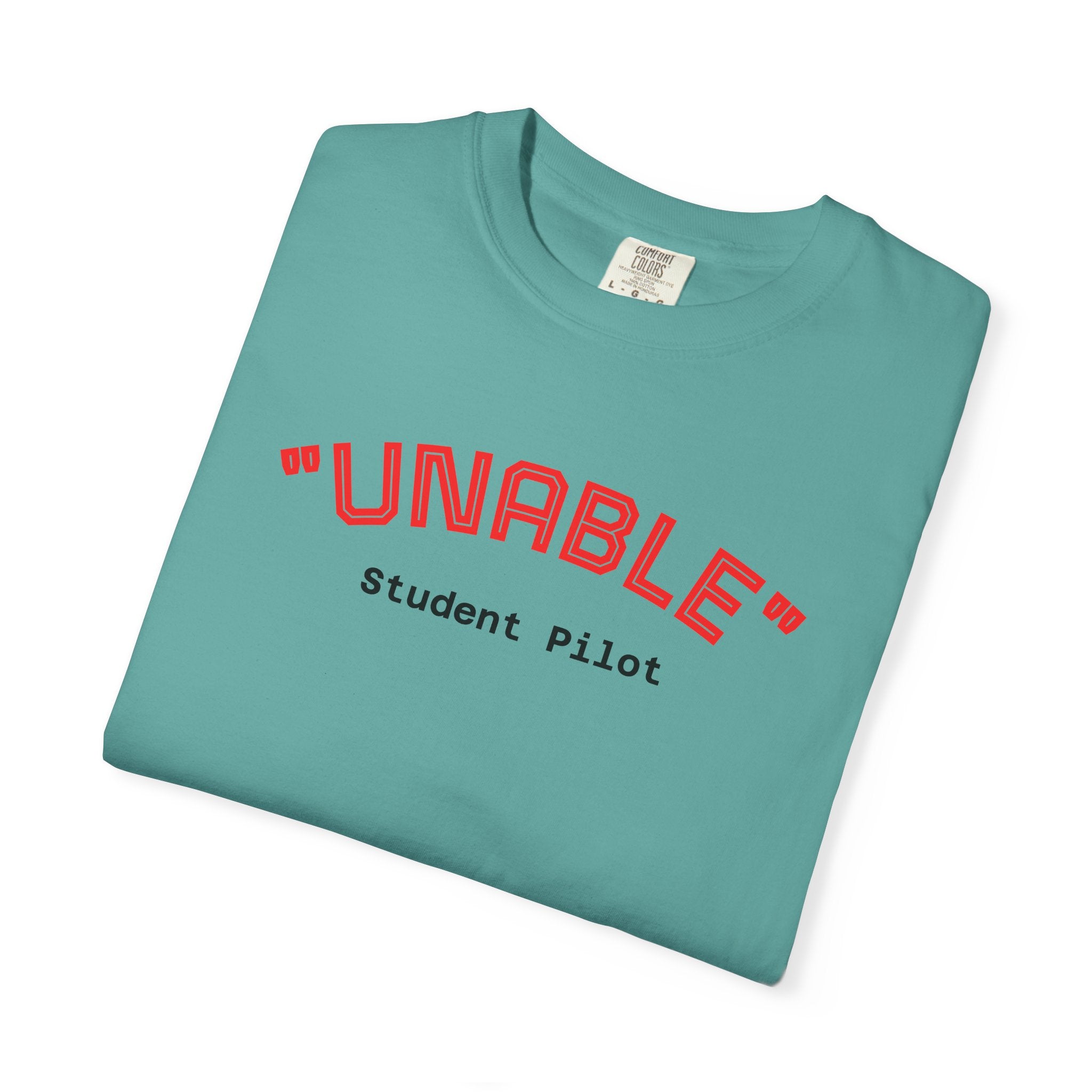 Student Pilot "UNABLE" T-Shirt