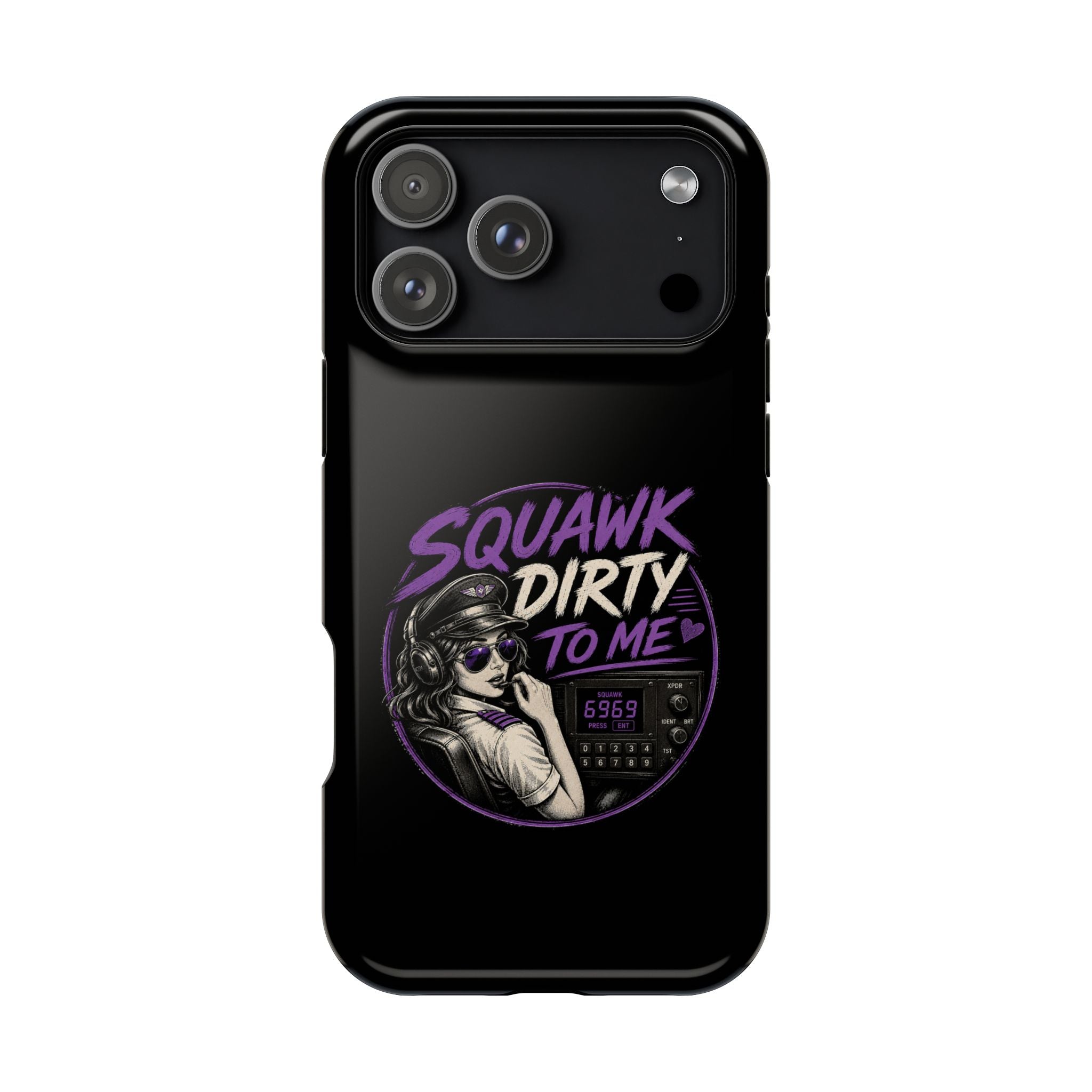 Magnetic Phone Case — “Squawk Dirty to Me”
