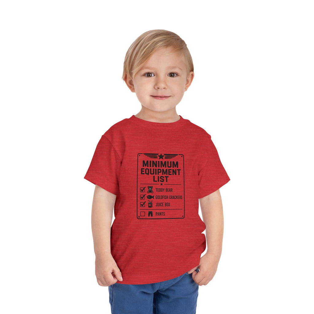 Toddler Tee — "Minimum Equipment List"