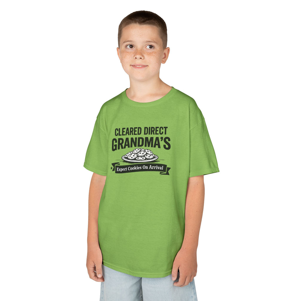 Kids T-Shirt — "Cleared Direct Grandma's"