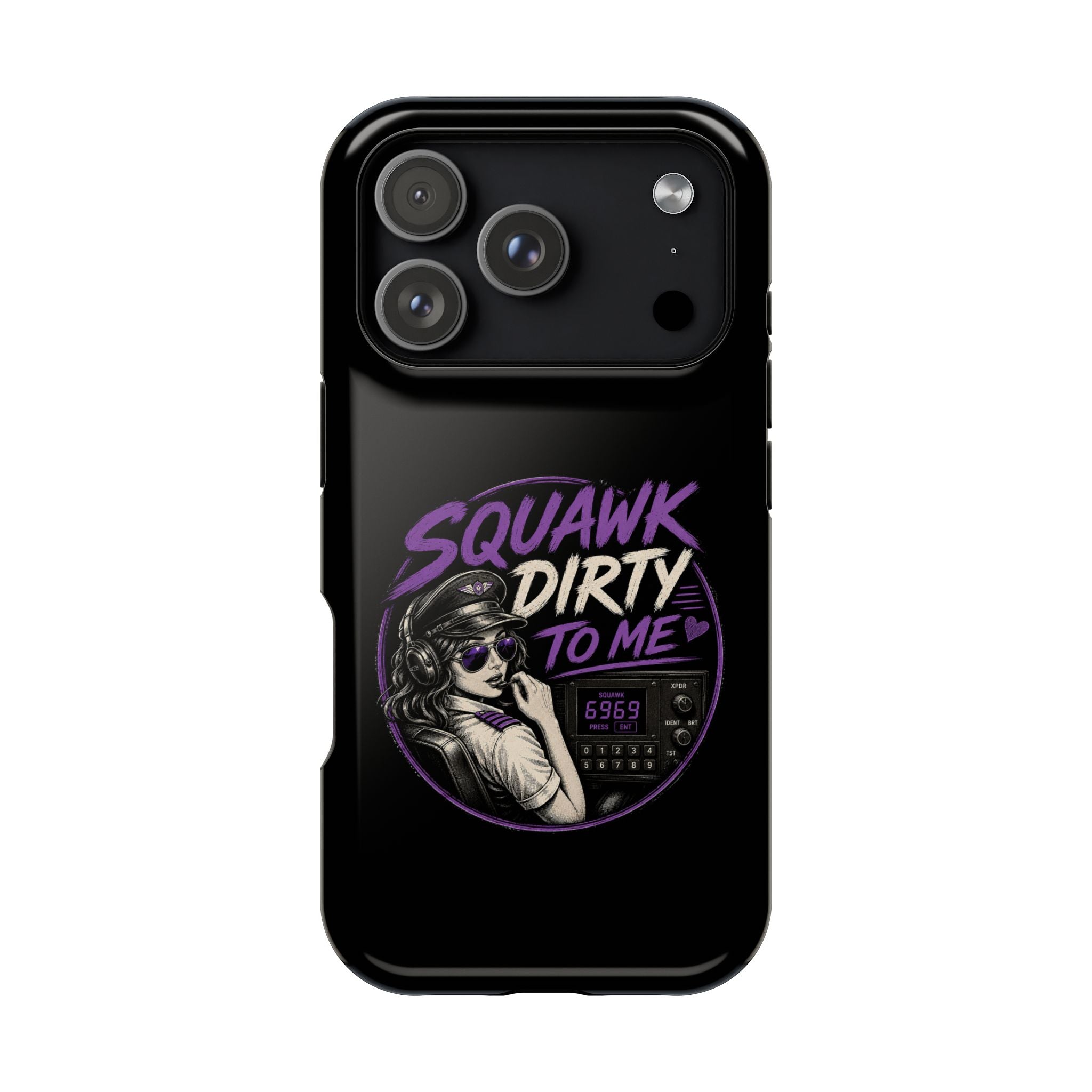 Magnetic Phone Case — “Squawk Dirty to Me”