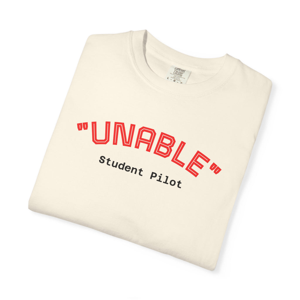 Student Pilot "UNABLE" T-Shirt