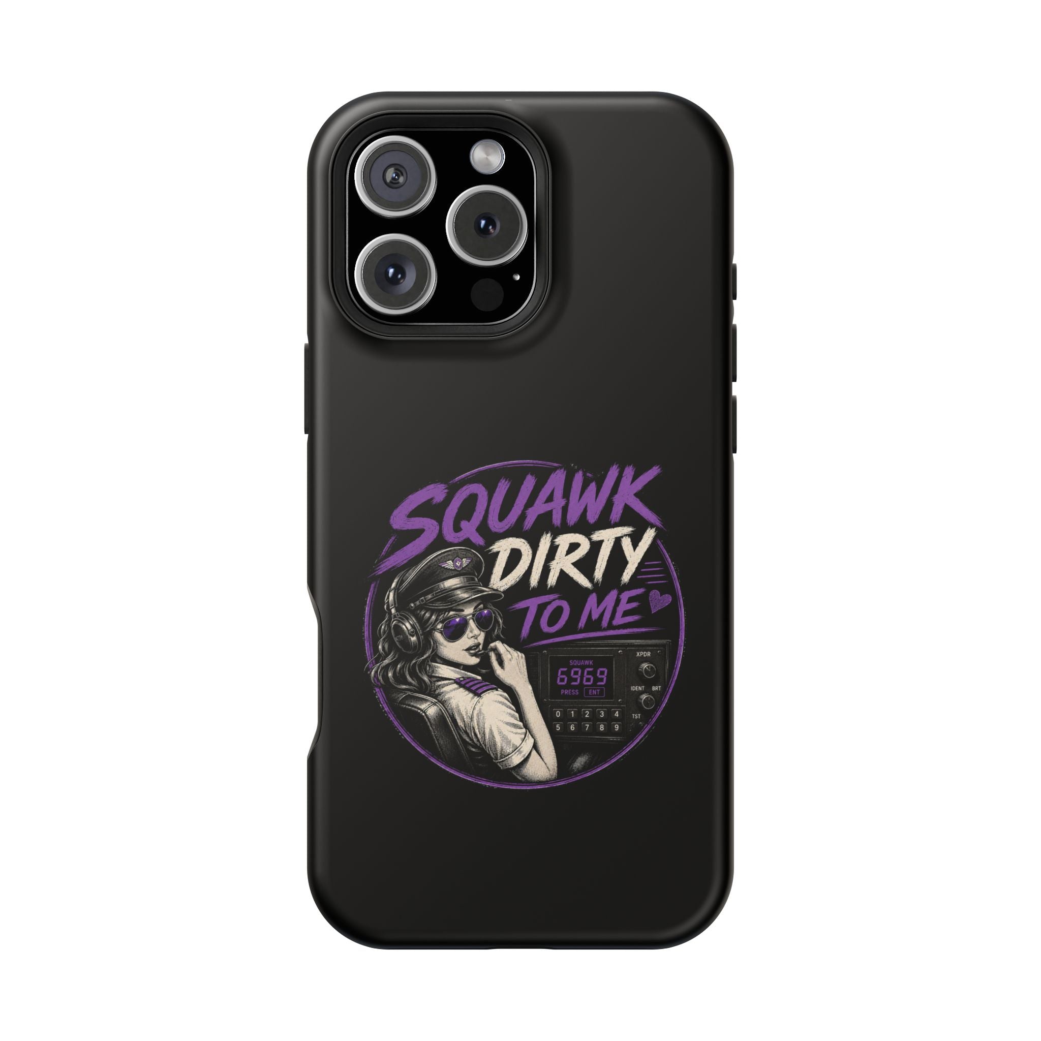 Magnetic Phone Case — “Squawk Dirty to Me”
