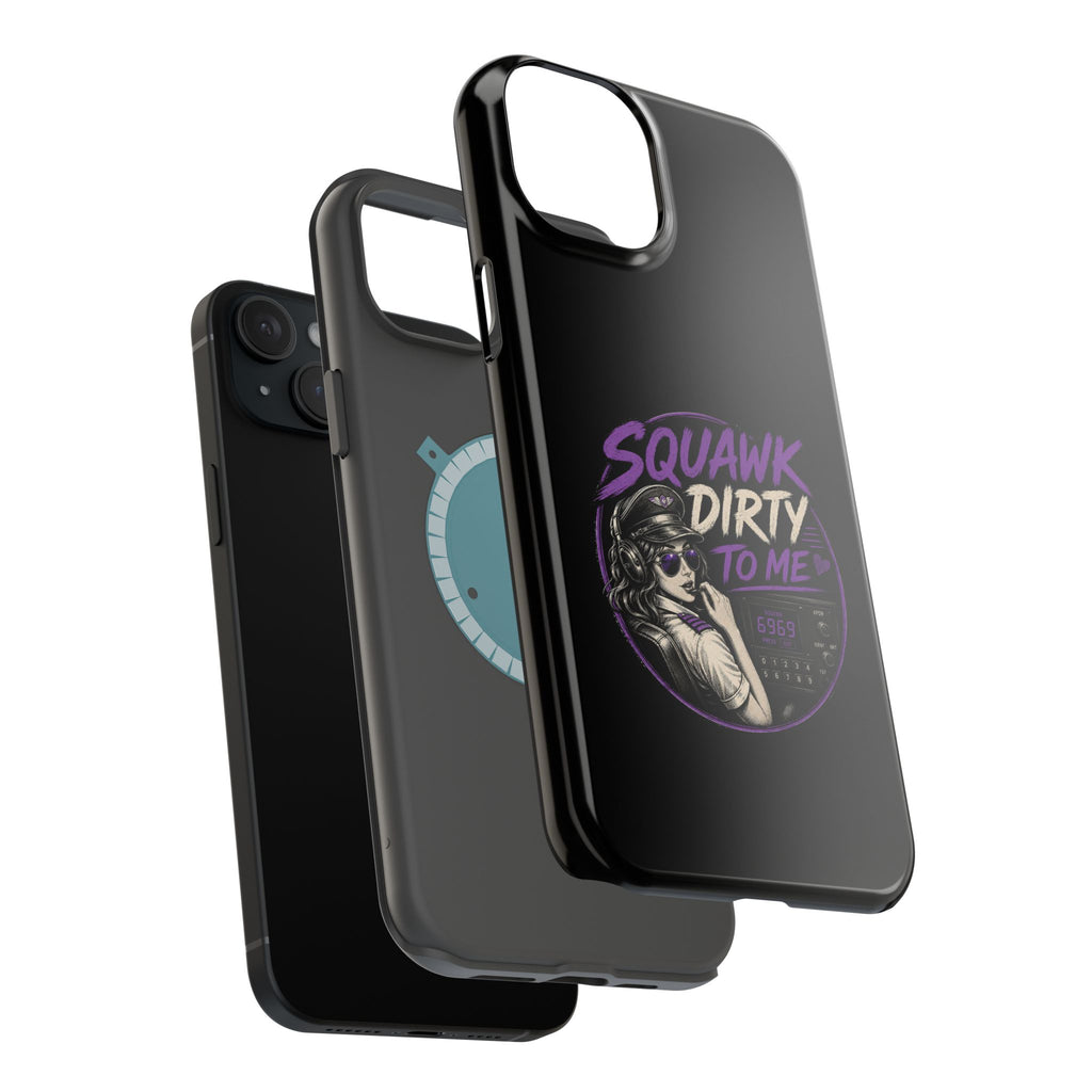 Magnetic Phone Case — “Squawk Dirty to Me”