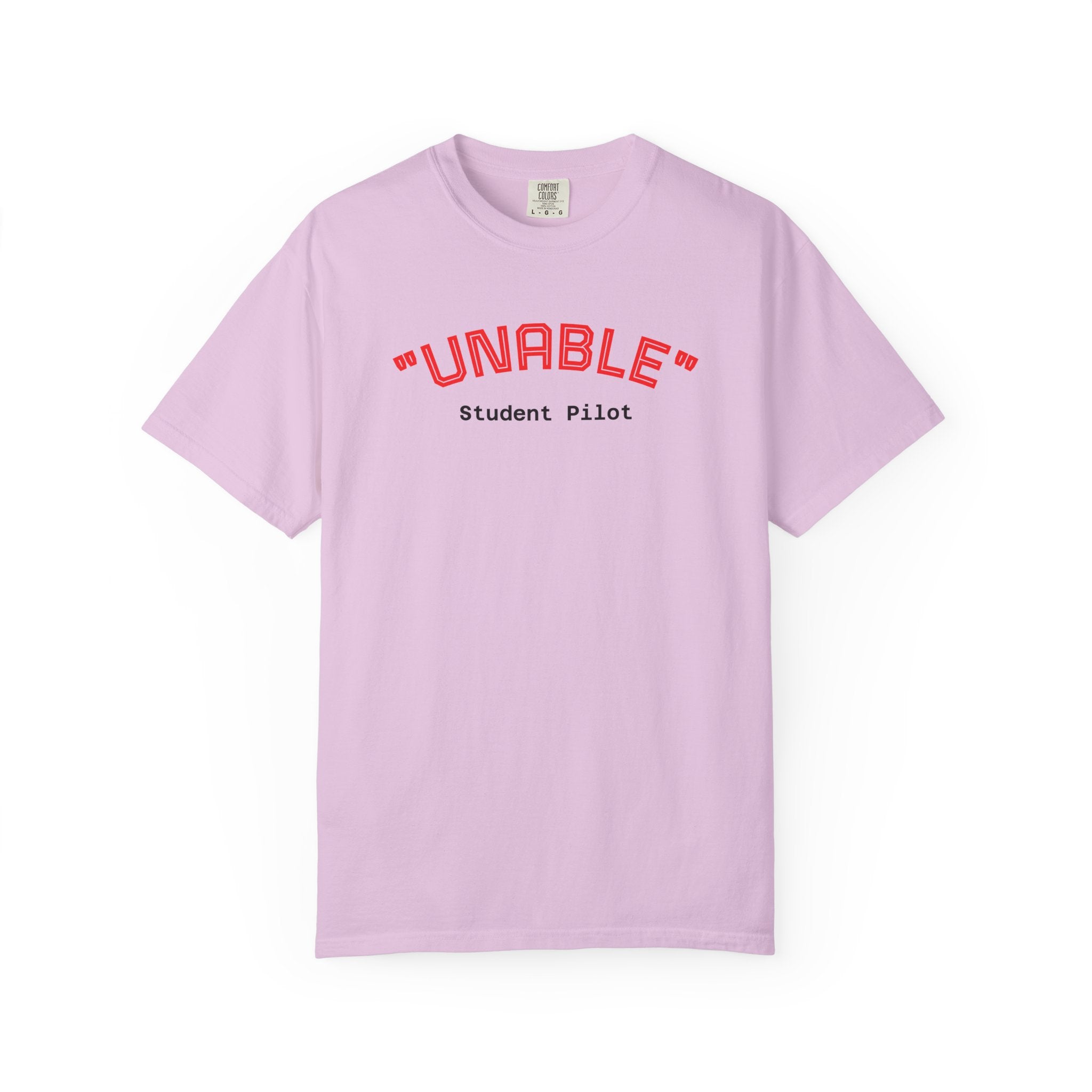 Student Pilot "UNABLE" T-Shirt