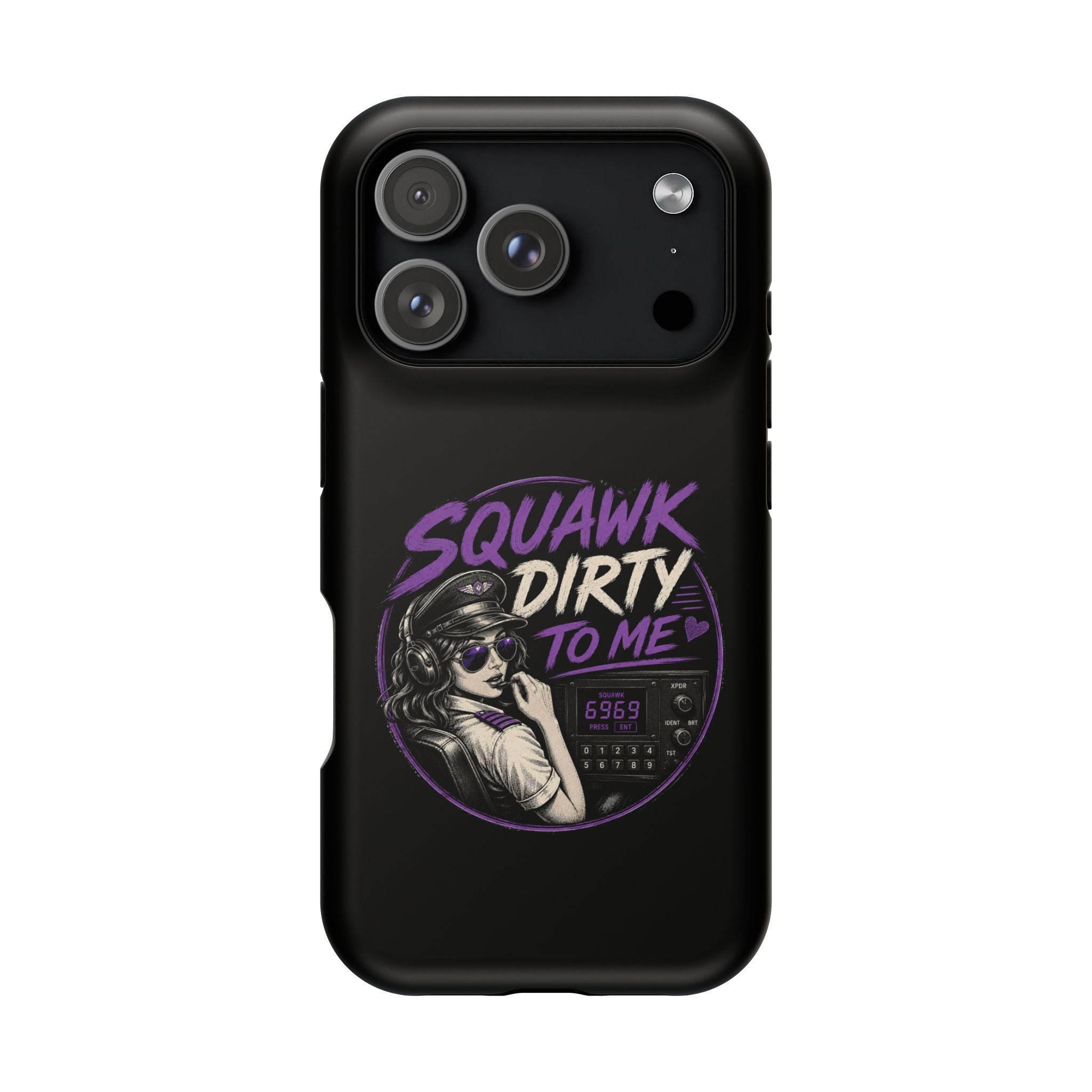 Magnetic Phone Case — “Squawk Dirty to Me”