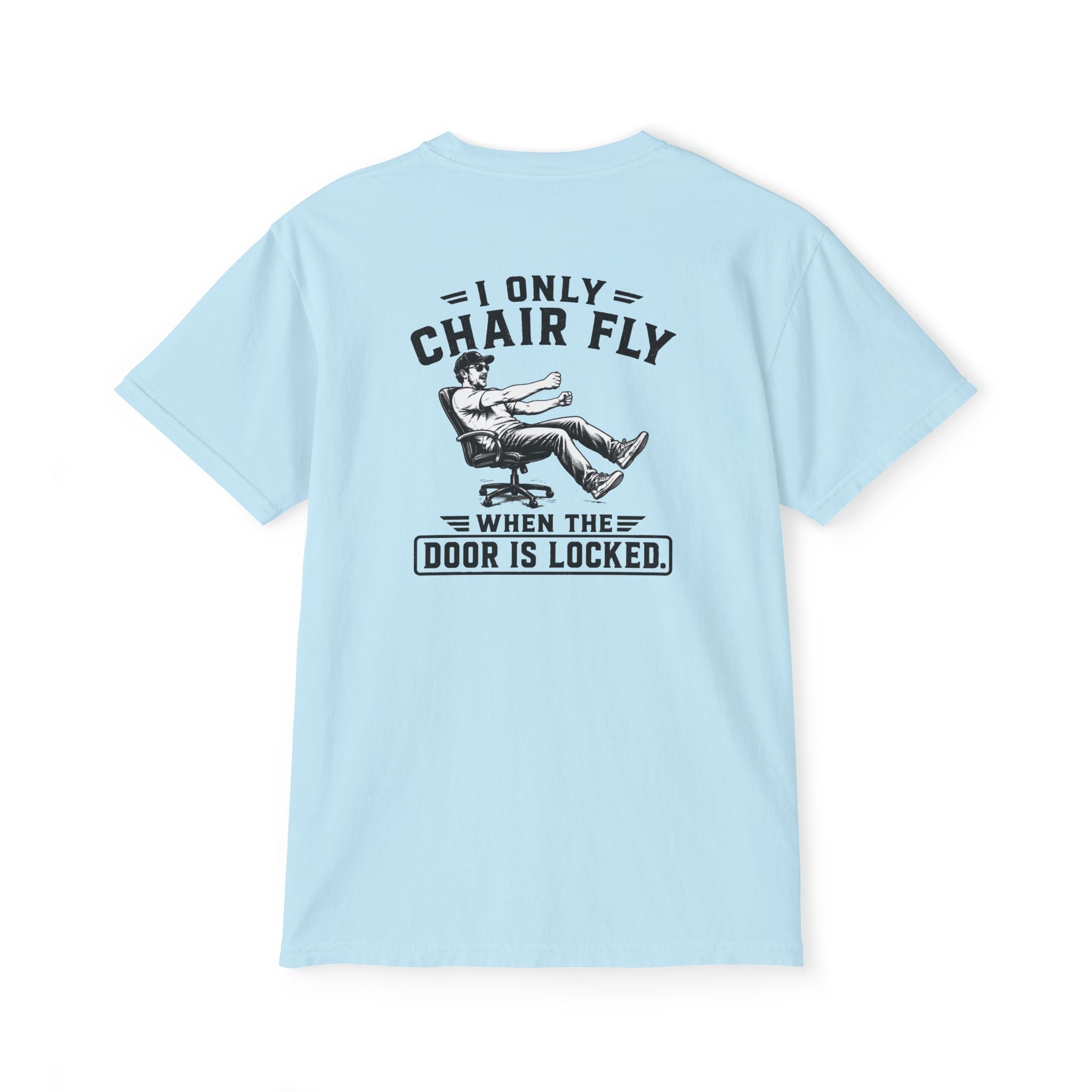 Chair Flying Pocket T‑Shirt