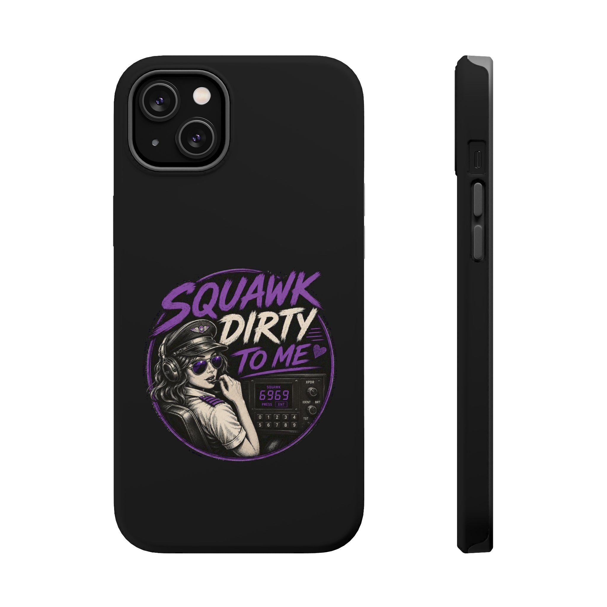 Magnetic Phone Case — “Squawk Dirty to Me”