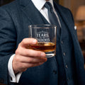 "Tears of My Students" 10.5oz Engraved Whiskey Glass