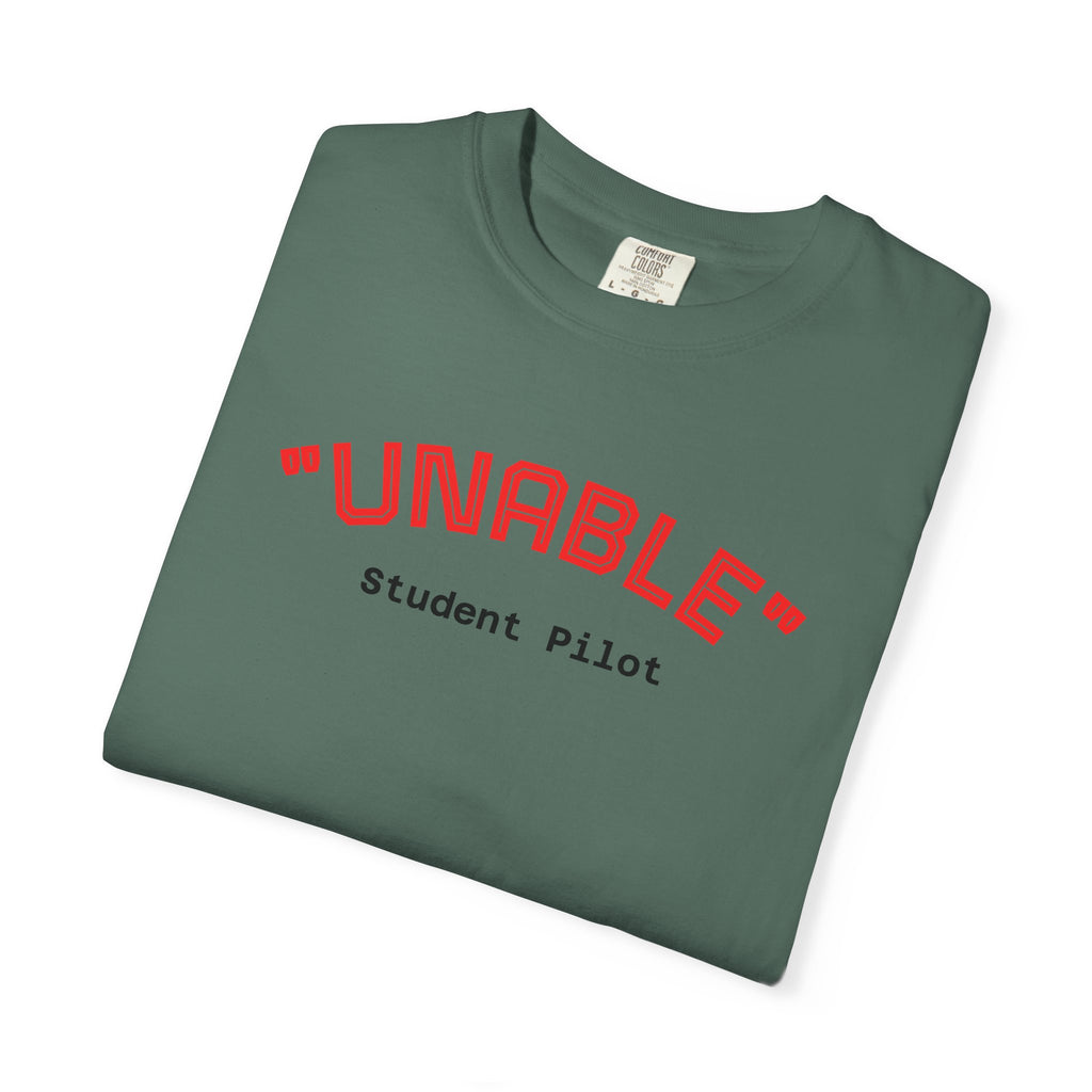 Student Pilot "UNABLE" T-Shirt
