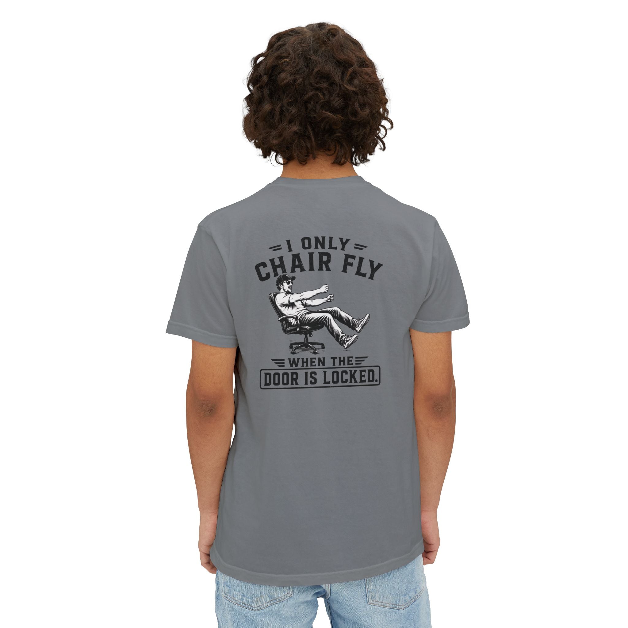 Chair Flying Pocket T‑Shirt