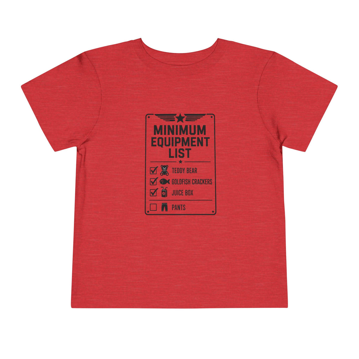 Toddler Tee — "Minimum Equipment List"