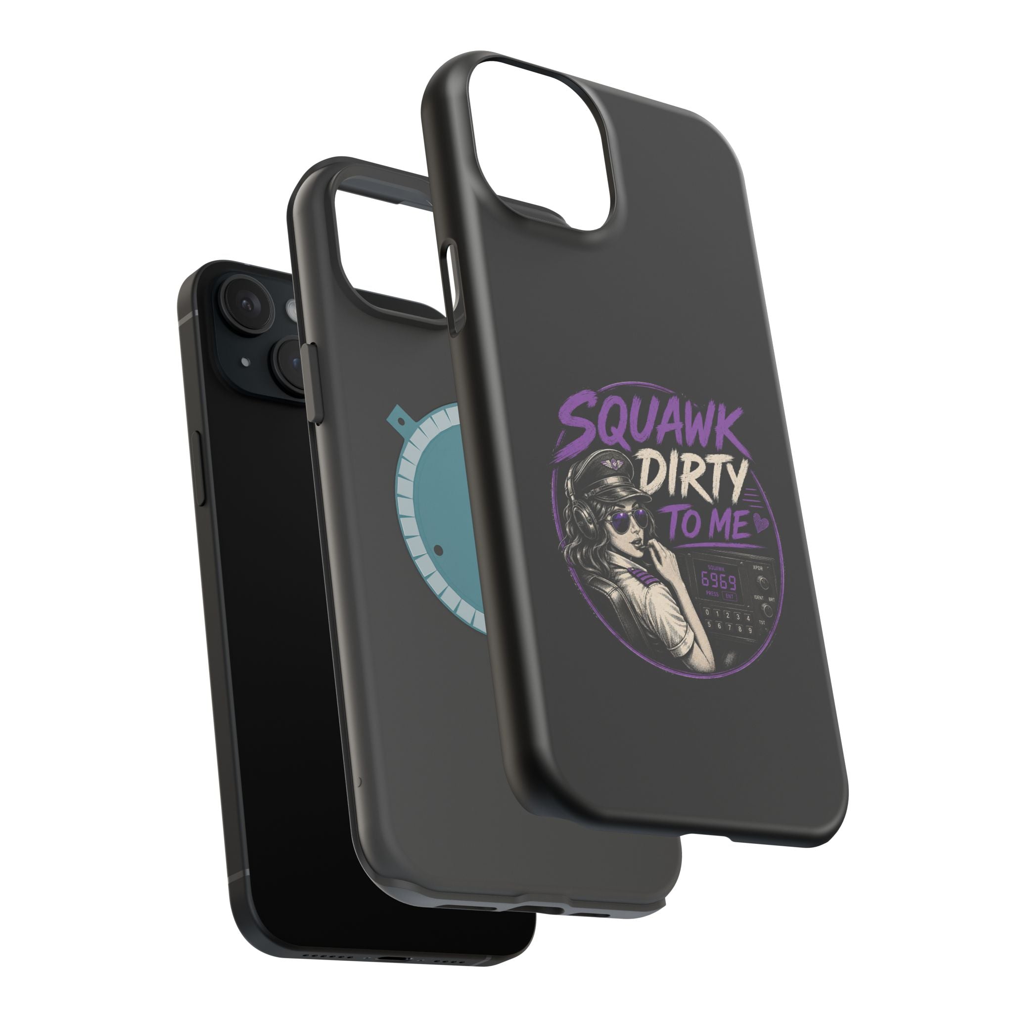 Magnetic Phone Case — “Squawk Dirty to Me”