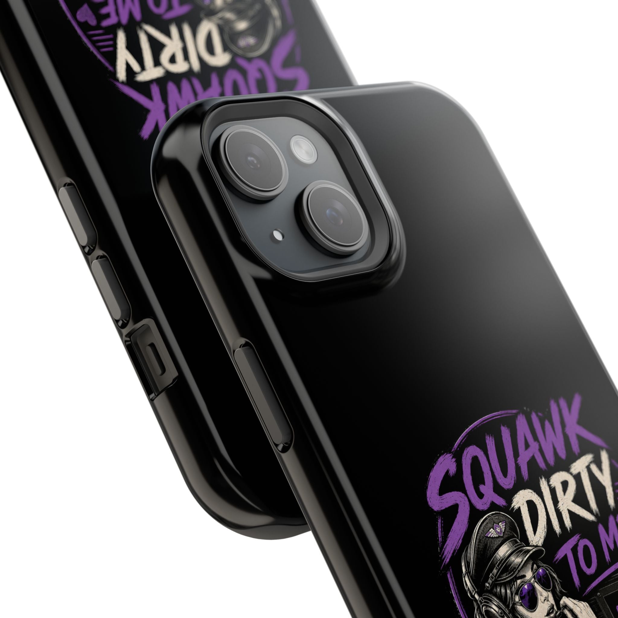 Magnetic Phone Case — “Squawk Dirty to Me”