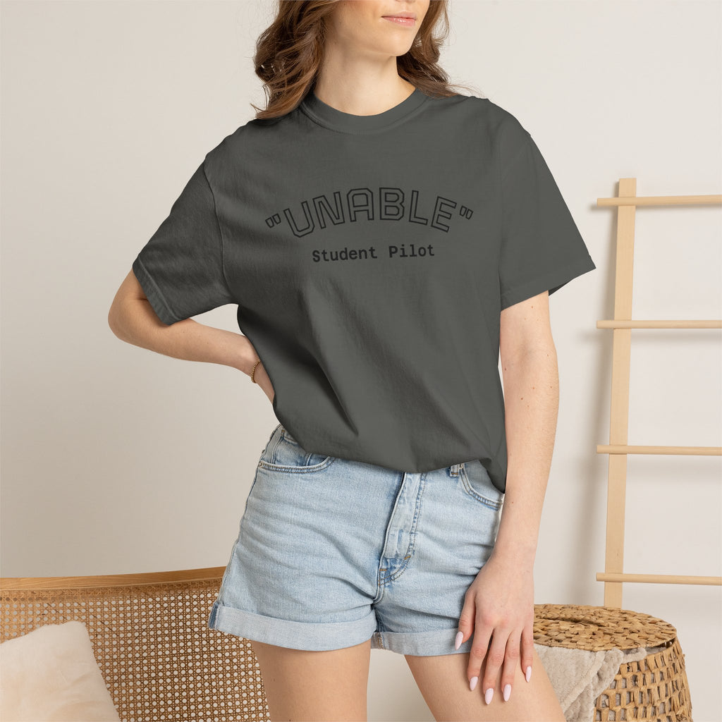Student Pilot "UNABLE" T-Shirt