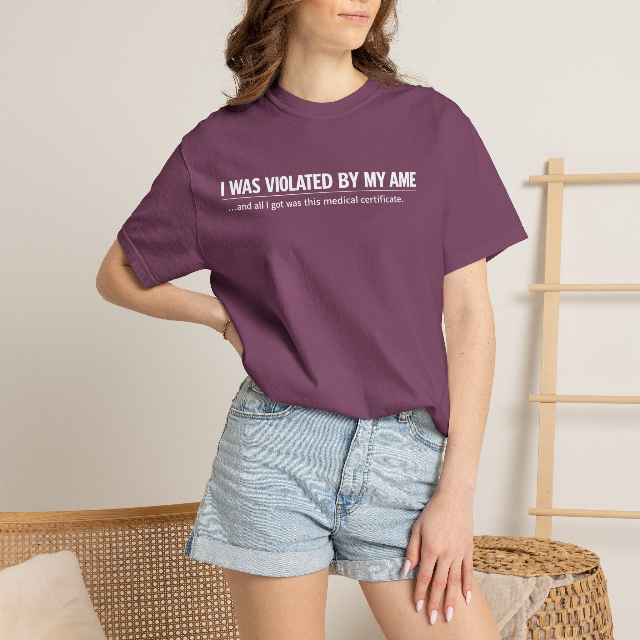 "I Was Violated by My AME" T-Shirt