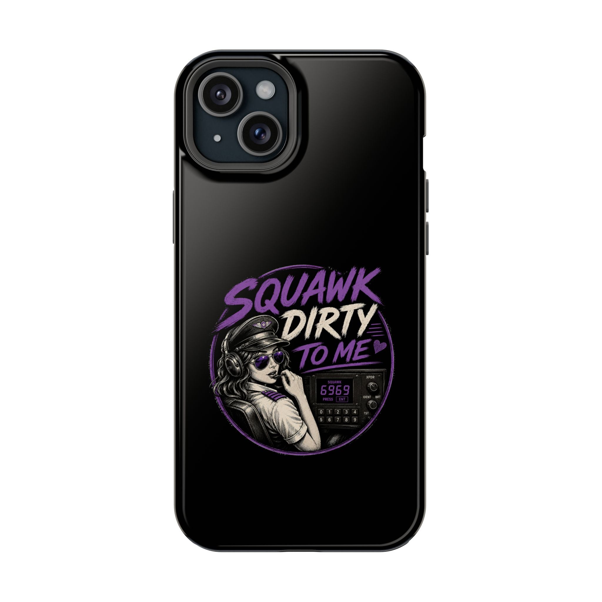 Magnetic Phone Case — “Squawk Dirty to Me”