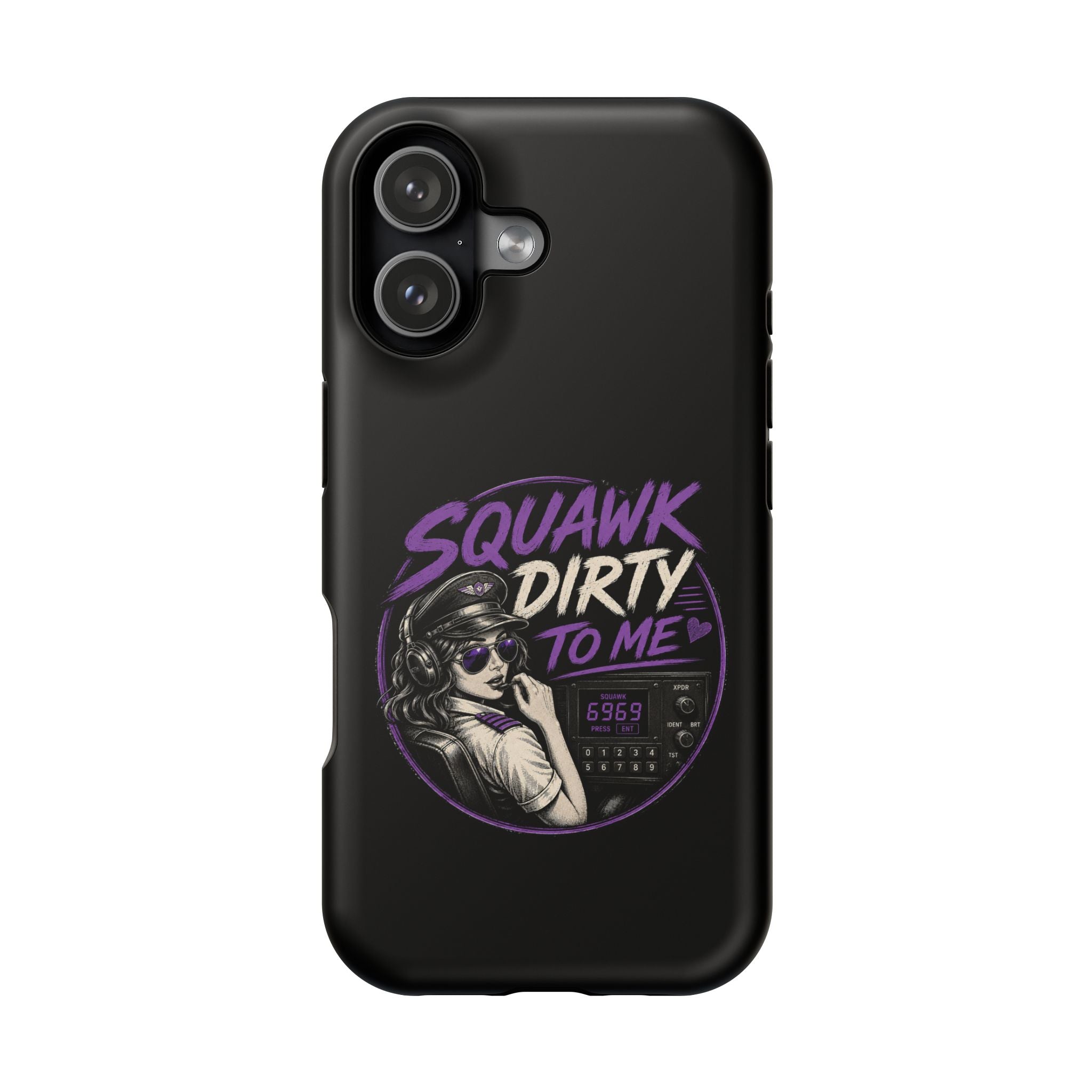 Magnetic Phone Case — “Squawk Dirty to Me”