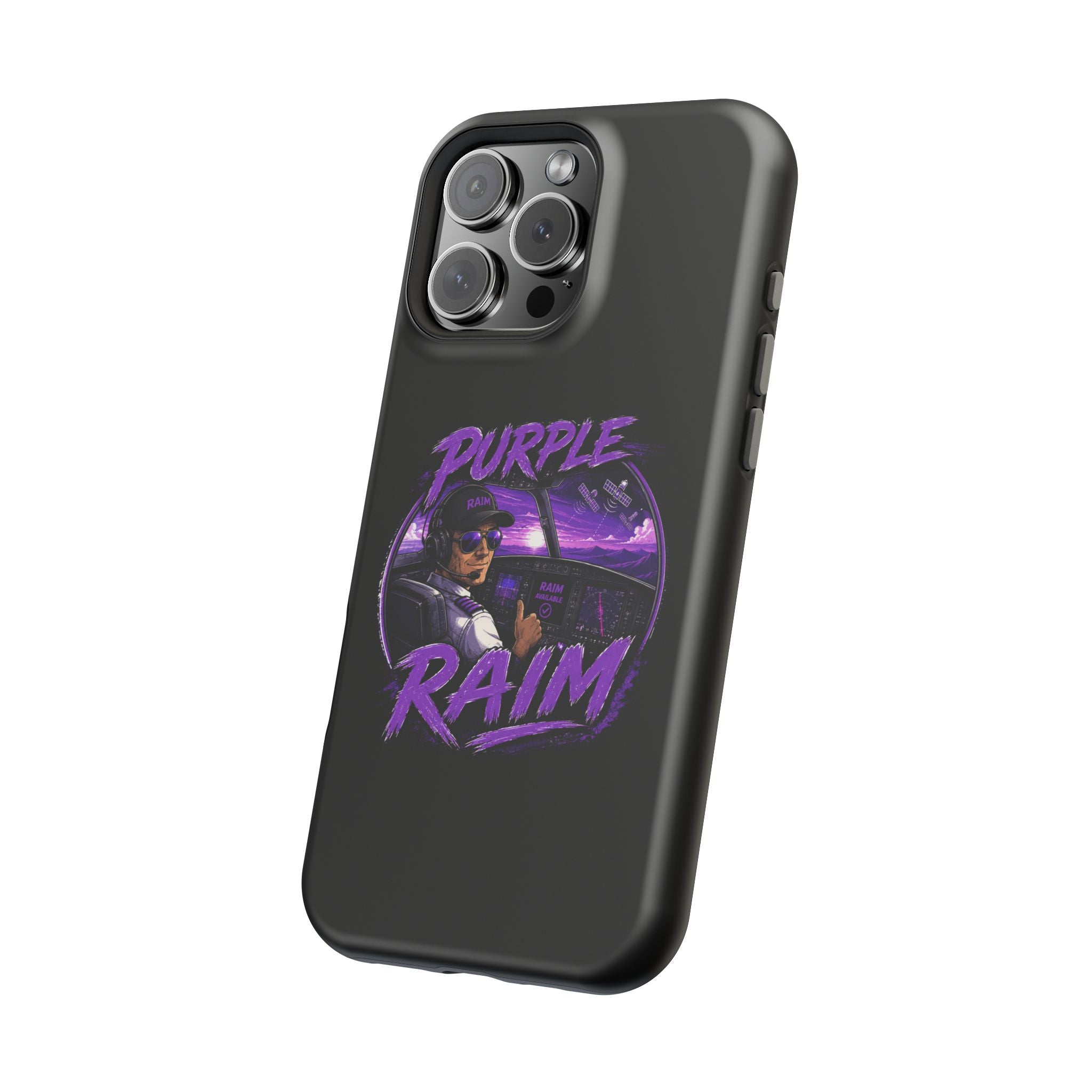 Purple RAIM Magnetic Impact Phone Case