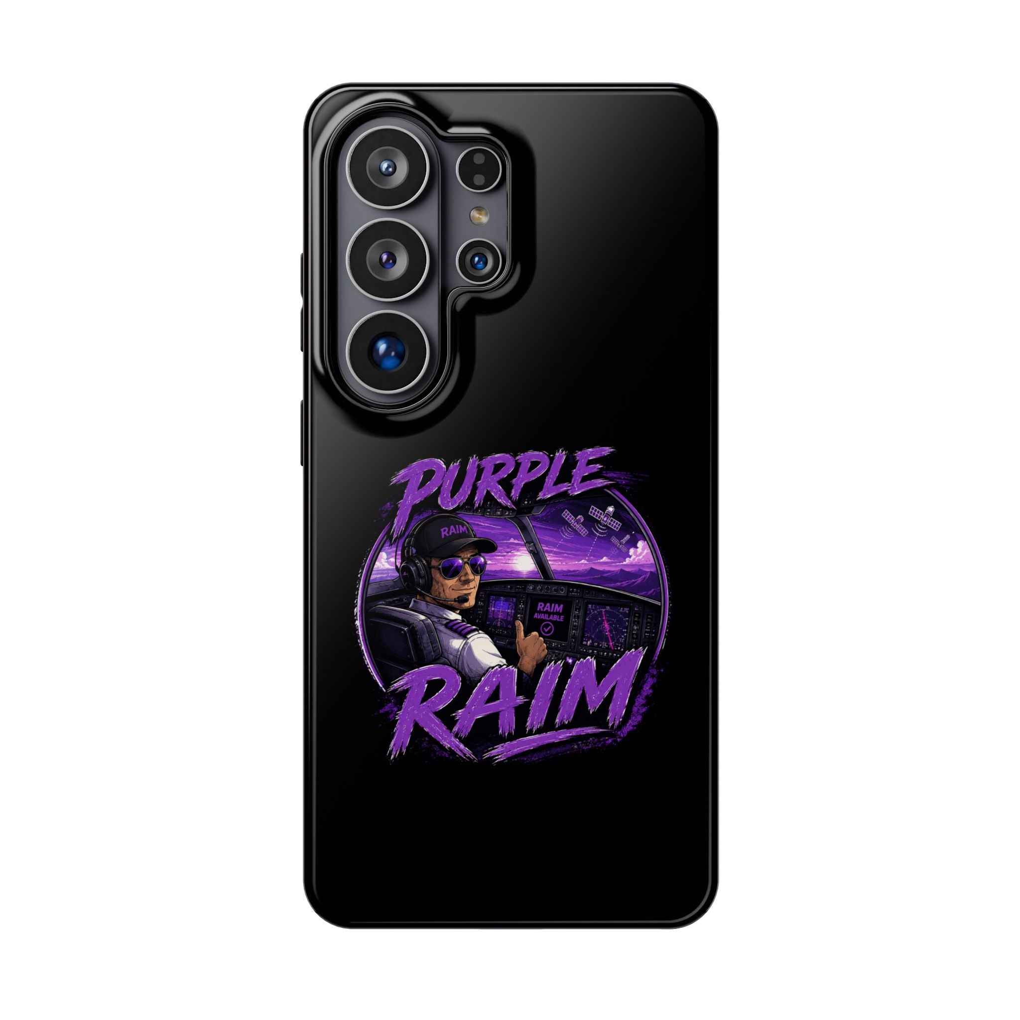 Purple RAIM Magnetic Impact Phone Case